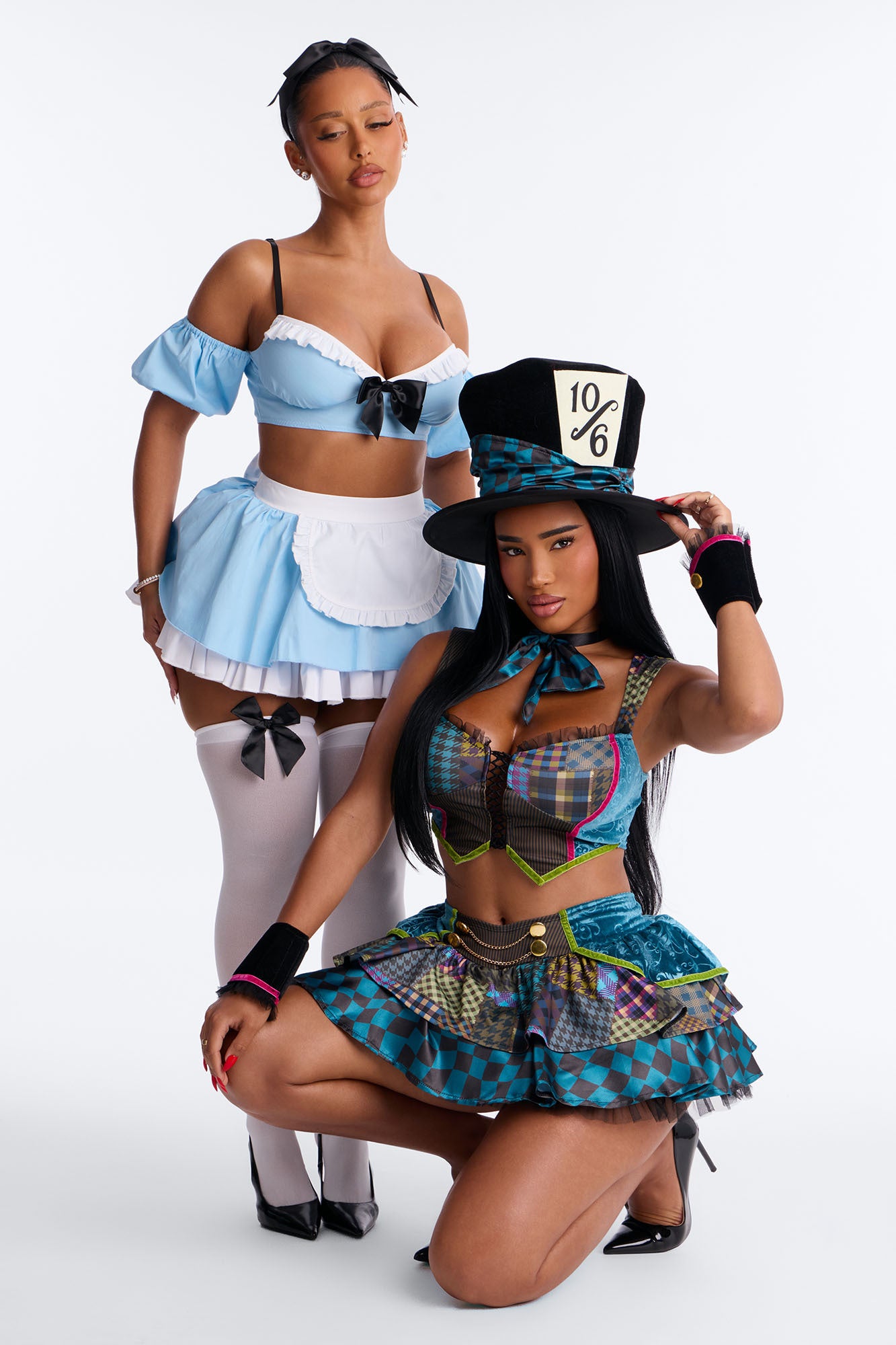 Midnight In Wonderland 5 Piece Costume Set - Blue