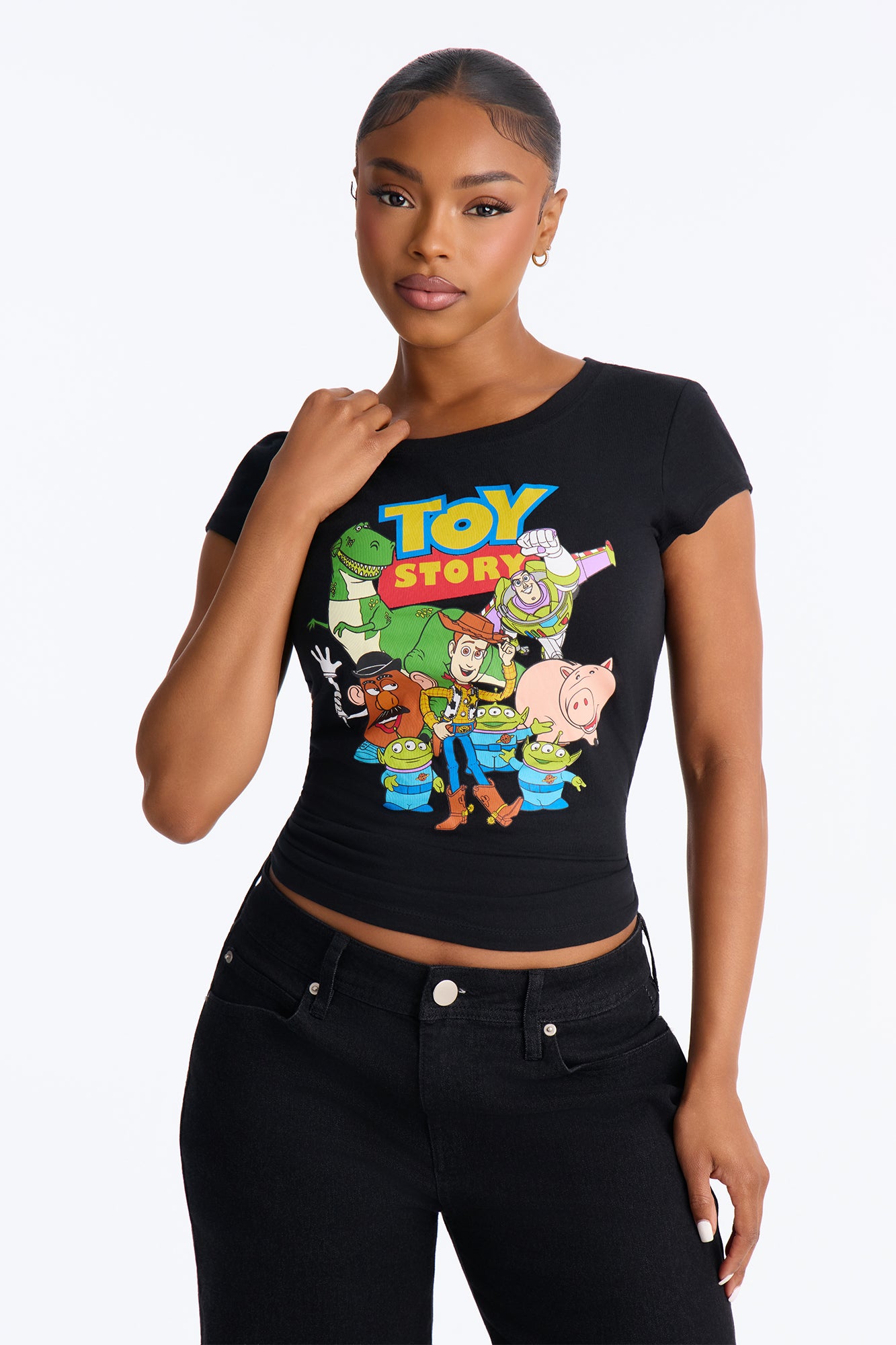 Toy Story Friends Fitted Tee - Black