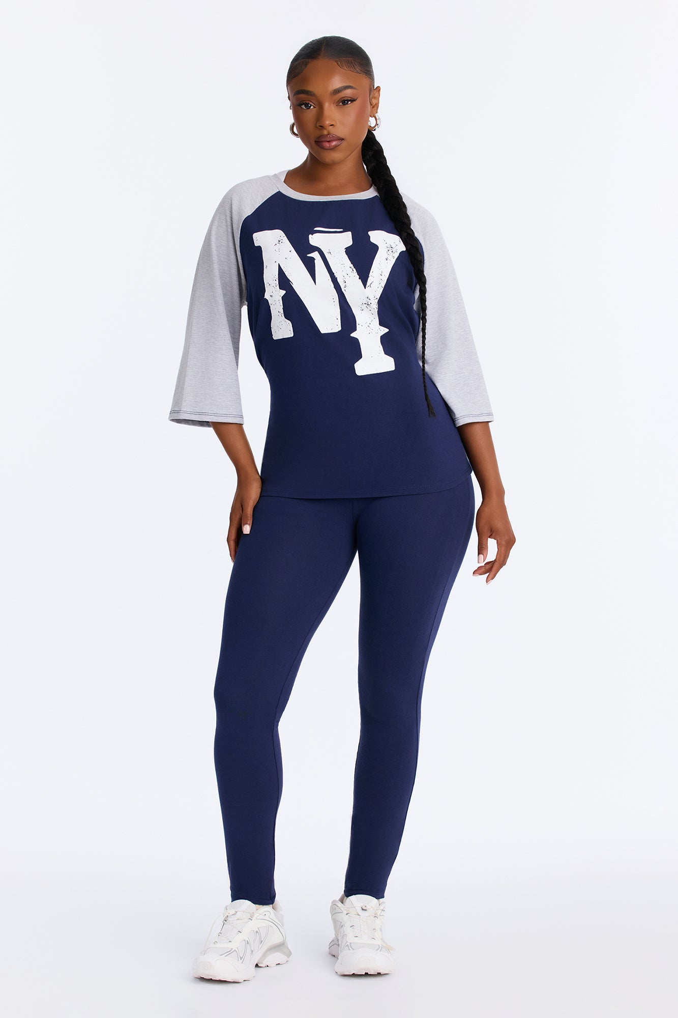 New York Forever Legging Set - Navy/combo