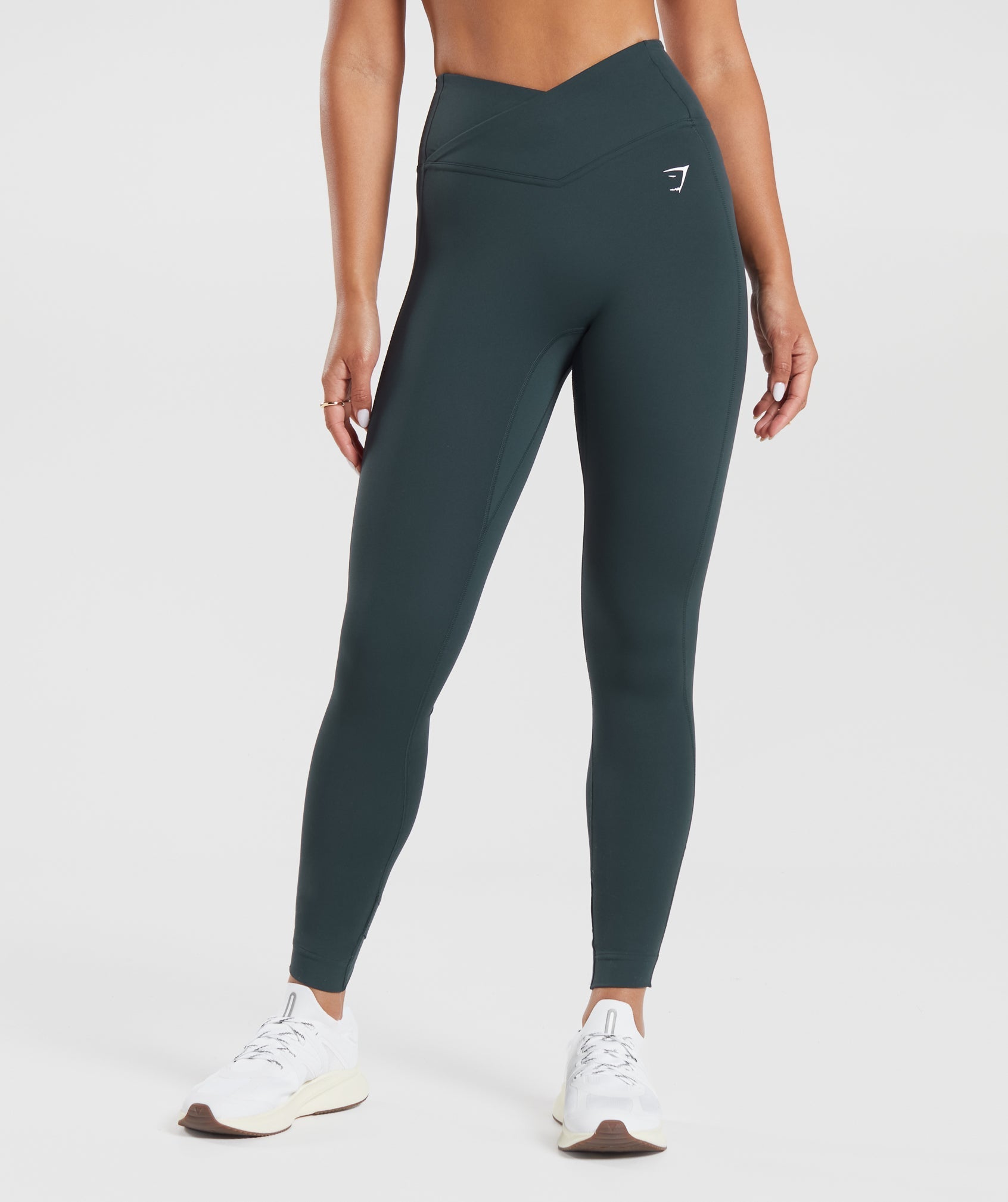 Gymshark Crossover Leggings - Darkest Teal