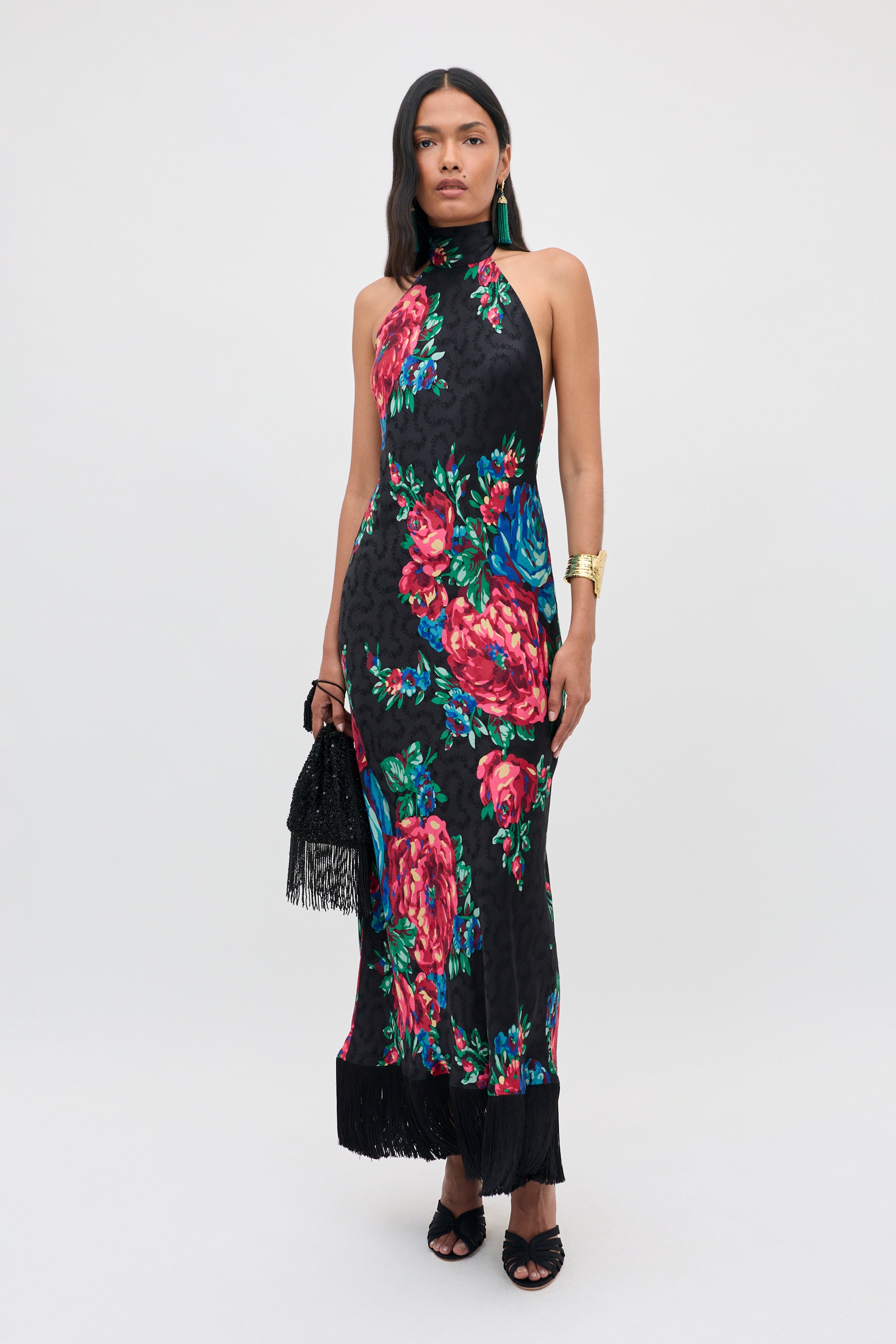 Maura -  Vintage Bouquet Black