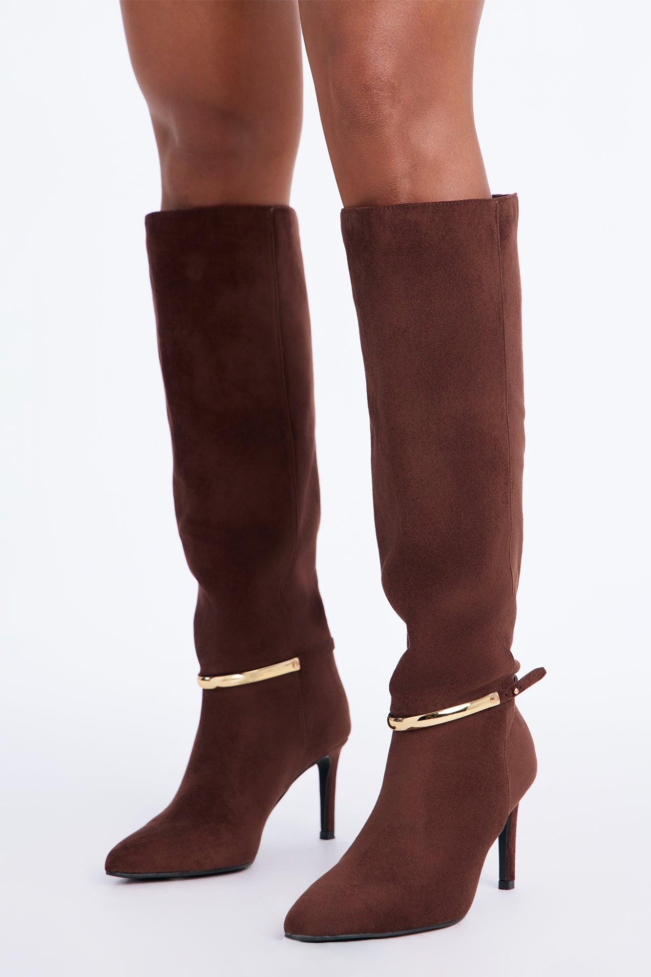 Dress the Part Heeled Boots - Brown