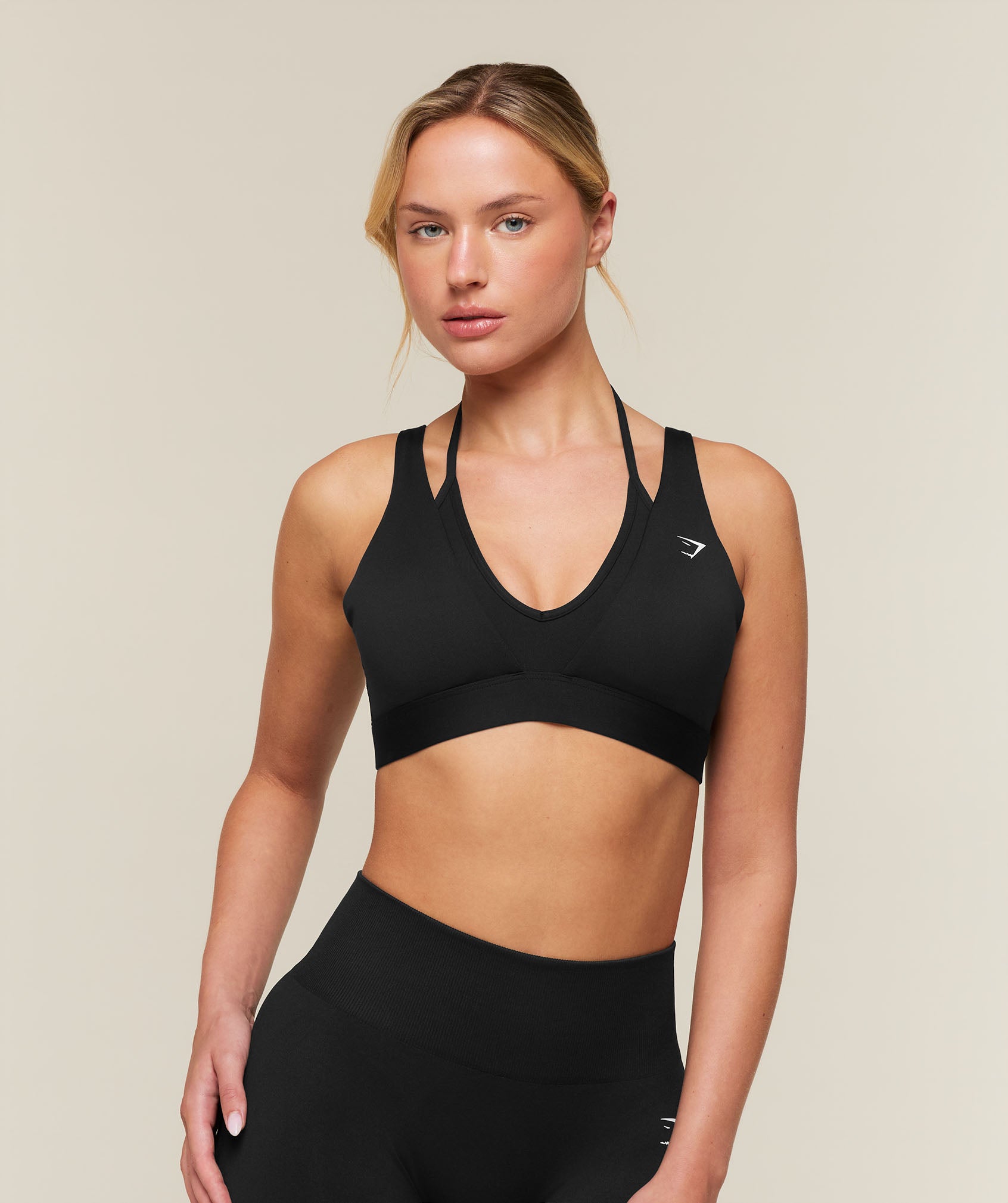 Gymshark Double Layer Medium Support Sports Bra - Black
