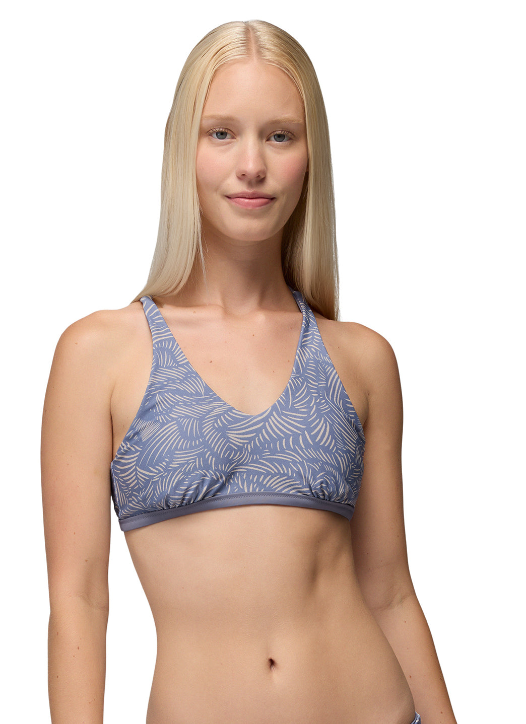 prAna Women's Mallorca Taro Currents Reversible Bikini Top
