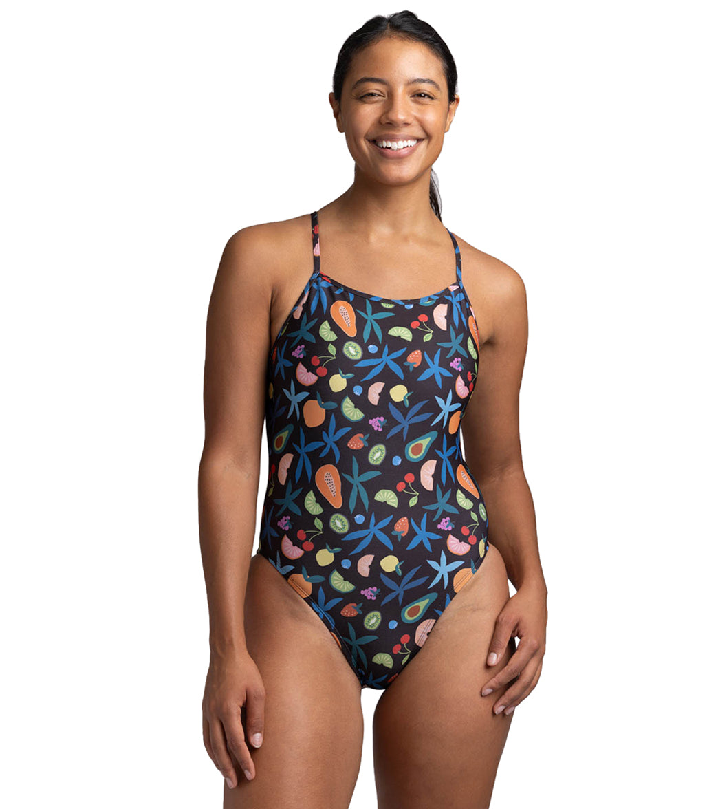 JOLYN Women's Perry Fruit Basket One Piece Swimsuit