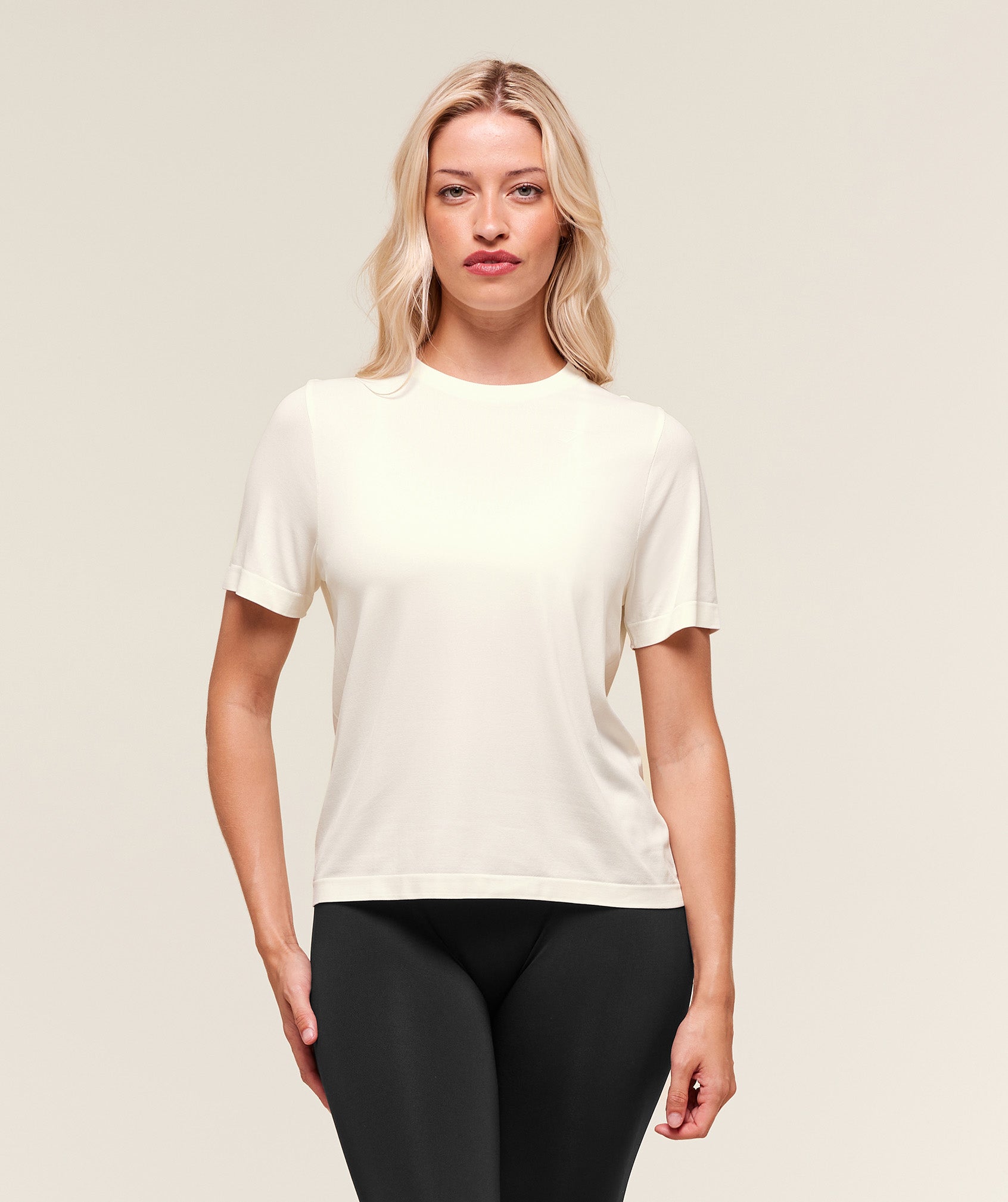 Gymshark Everyday Seamless T-Shirt - Soft White