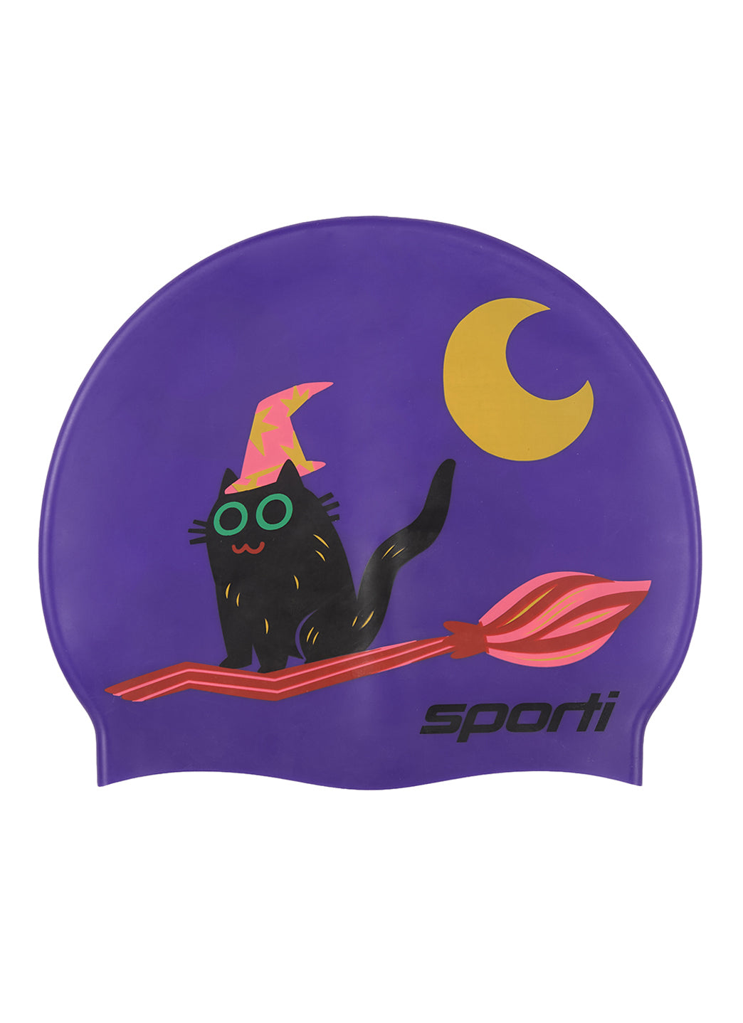 Sporti Witchy Whiskers Silicone Swim Cap