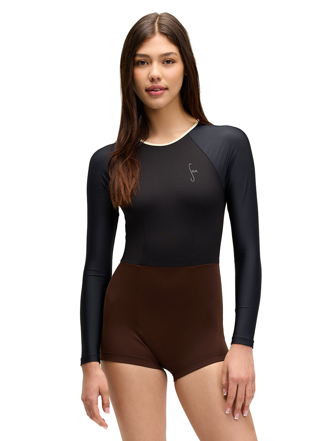 Seea 0.5mm Neoprene Dara High Neck Long Sleeve Surf Suit (RC Skin)