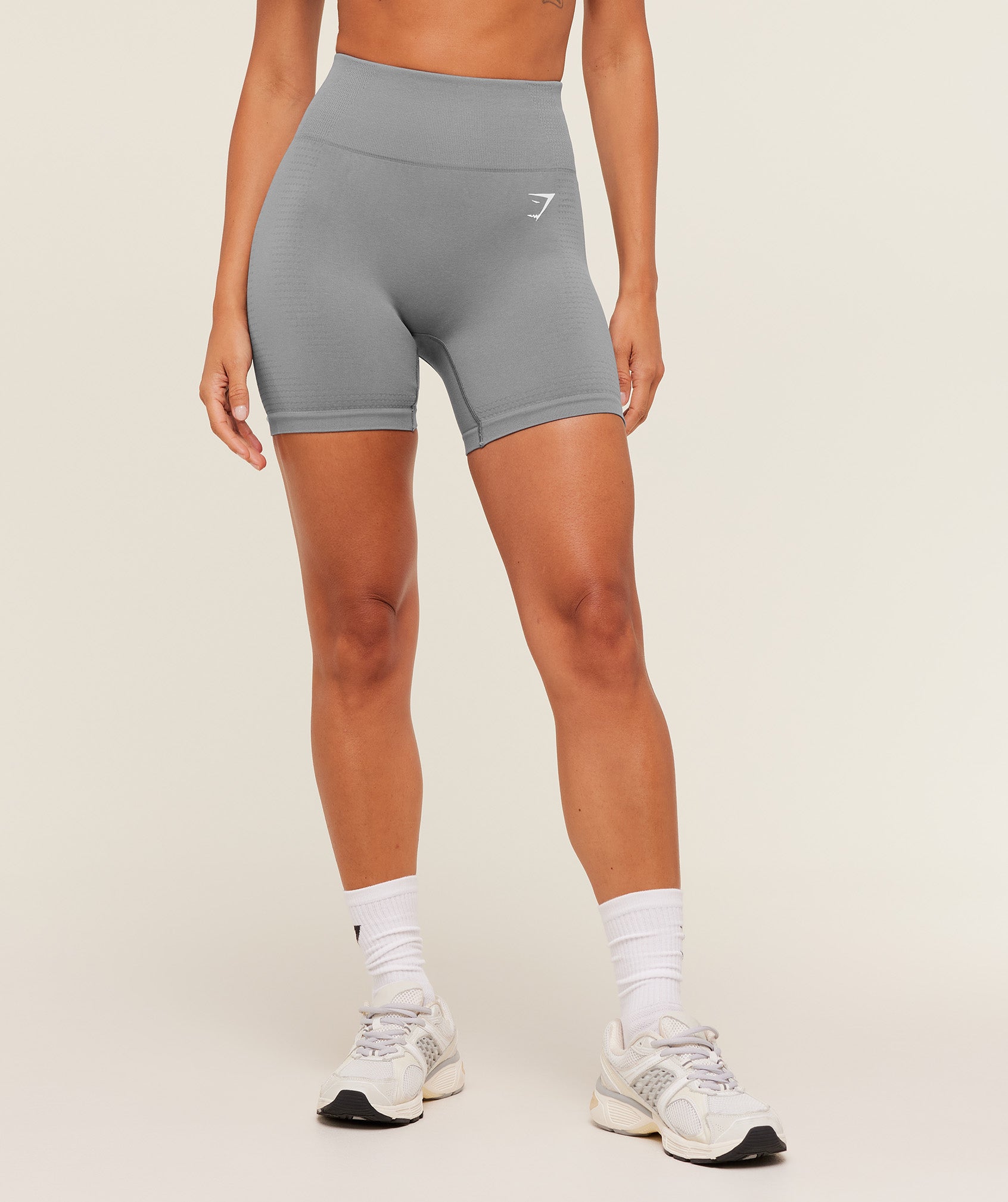 Gymshark Vital Seamless 2.0 Shorts - Medium Grey/Marl