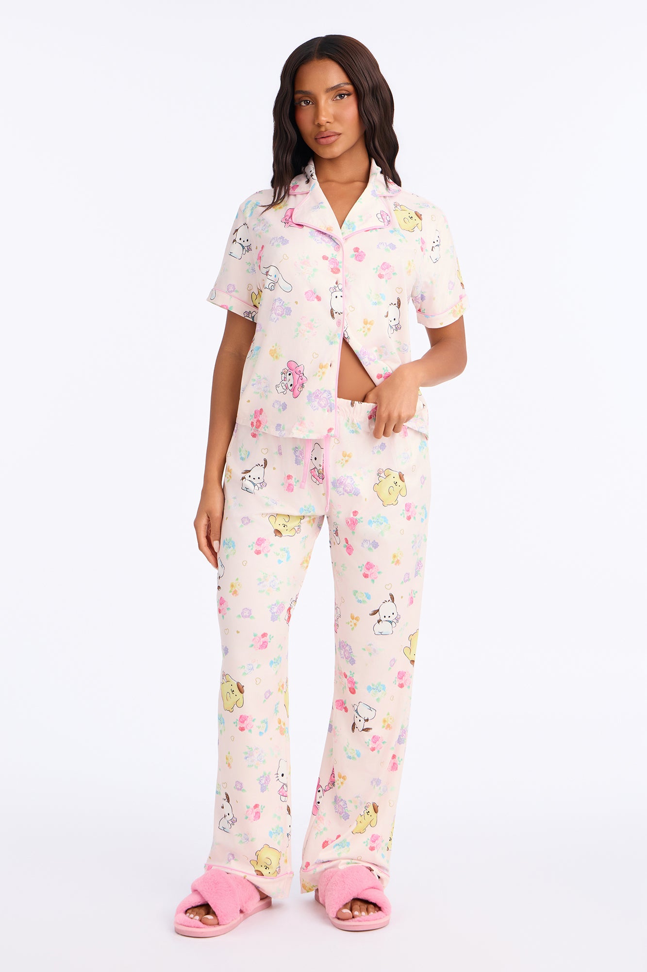 Hello Kitty Friends PJ Pant Set - Pink/combo