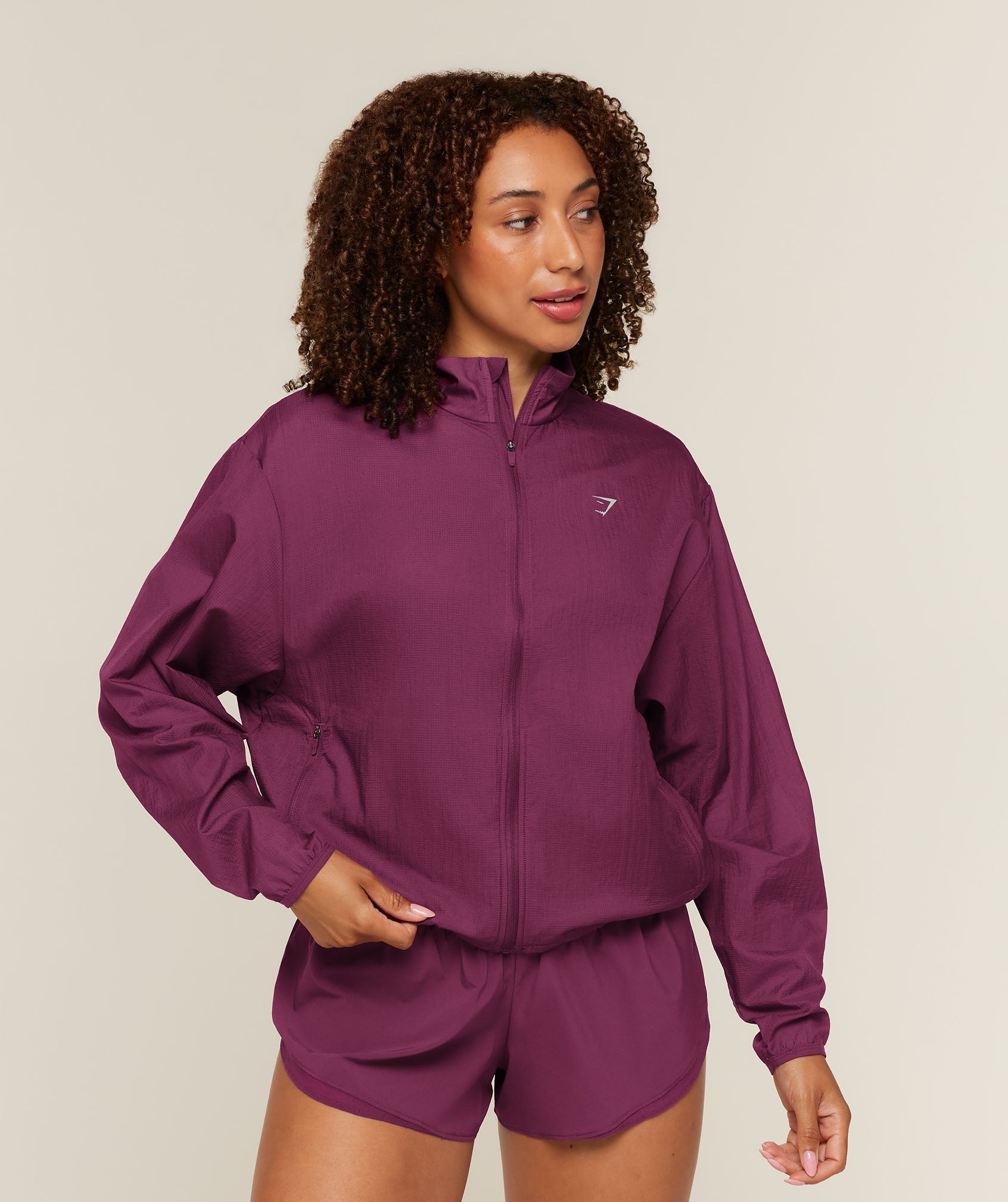 Gymshark Hybrid Track Jacket - Strength Pink