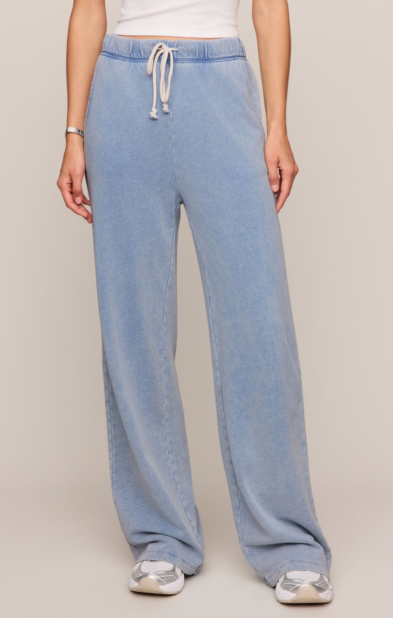 Z Supply Ocean Air Indigo Hunter Knit Denim Pant