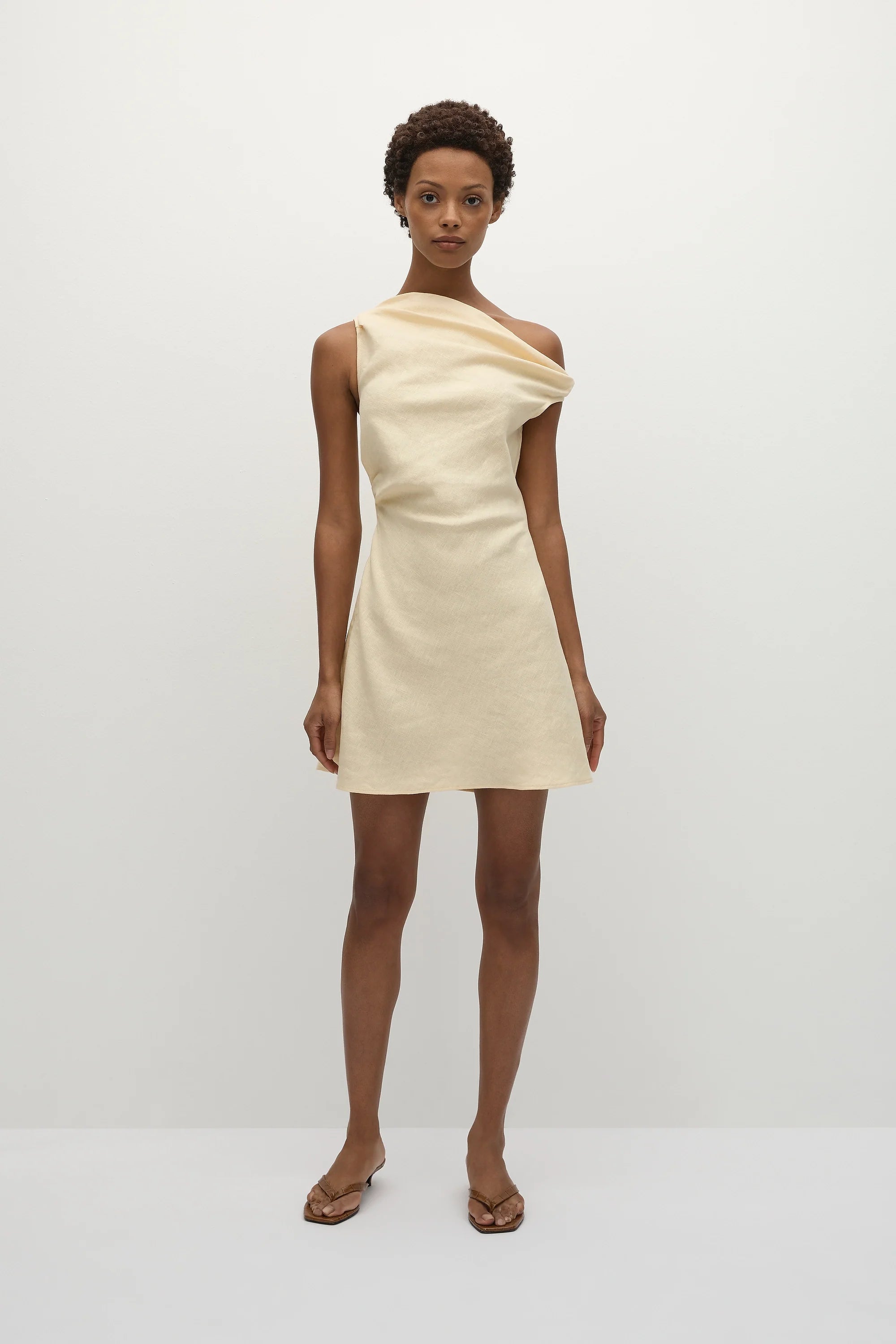 Suis Mini Dress Butter - Final Sale