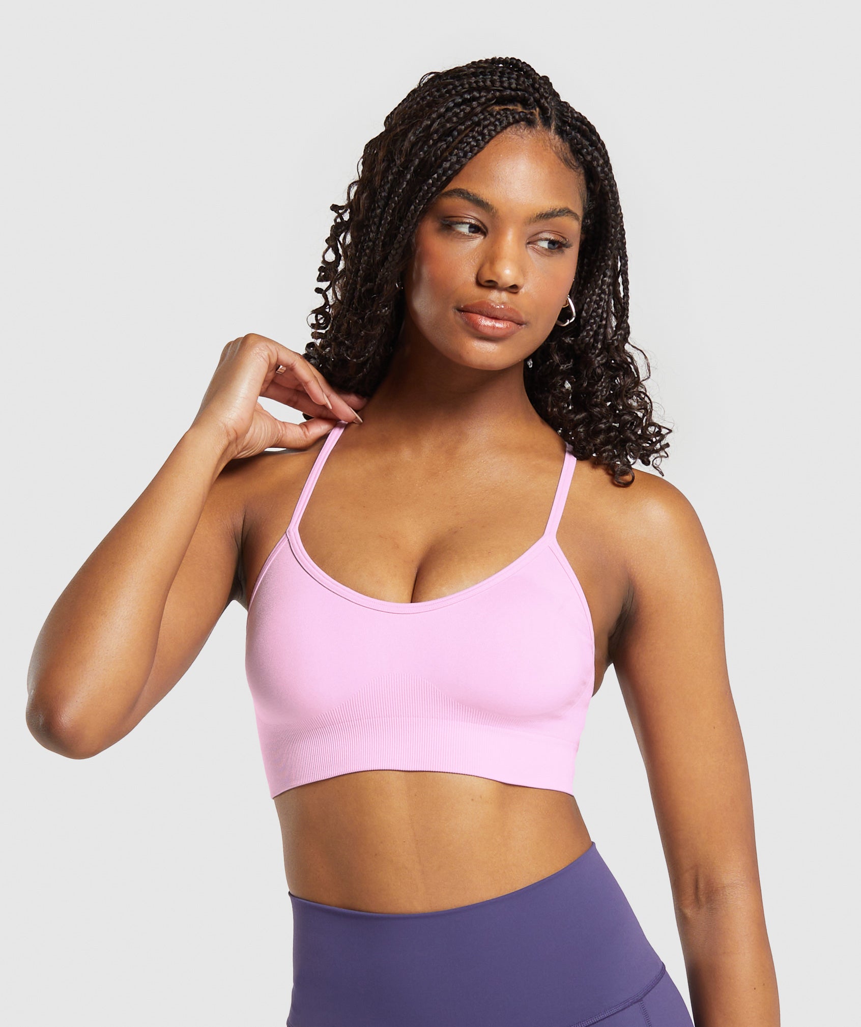 Gymshark x Anna Sports Bra - Lilac Pink