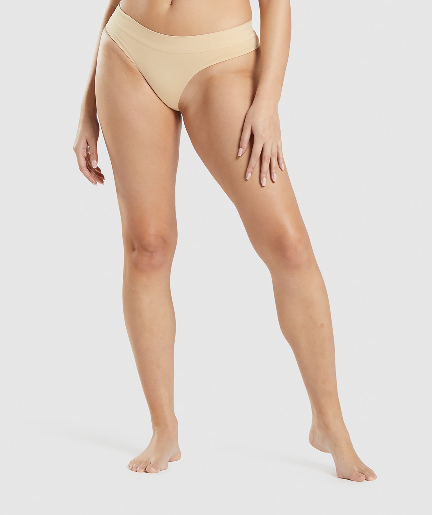 Gymshark Seamless Thong - Fawn