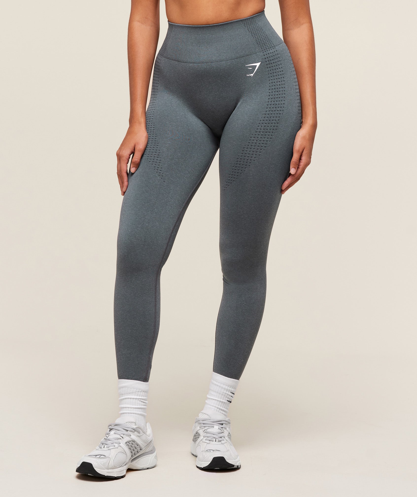 Gymshark Vital Sculpt Seamless Legging - Strong Grey/ Marl