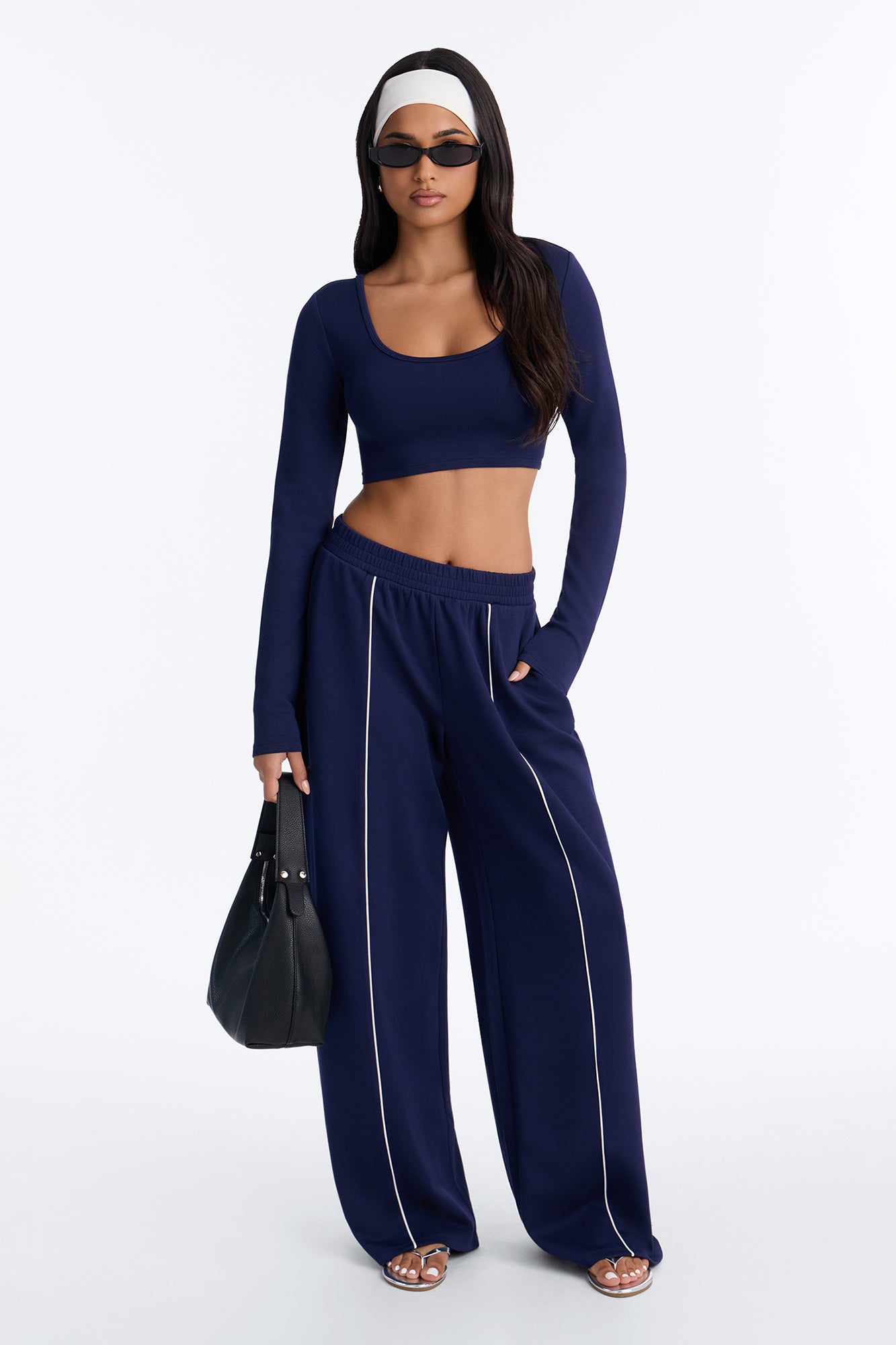 Bella Super Soft Pant Set - Navy