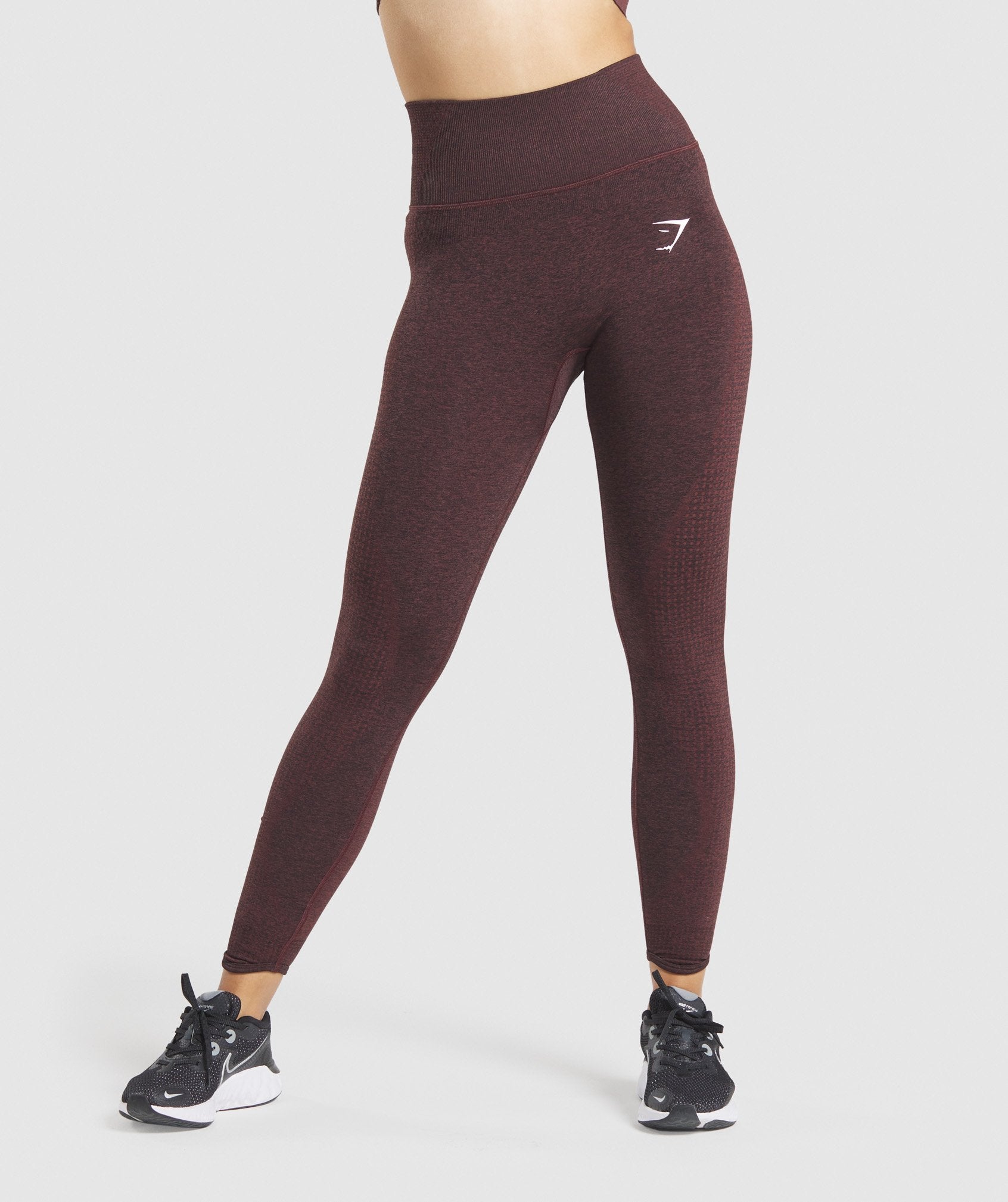 DNU - Gymshark Vital Rise Seamless Leggings - Brown Marl
