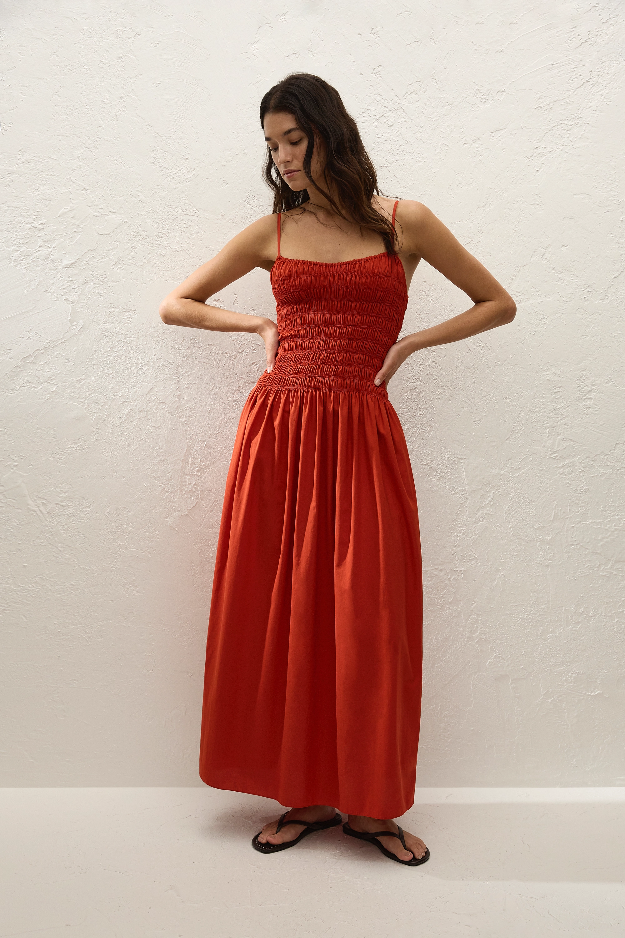 Araceli Maxi Dress Dusty Tomato - Final Sale
