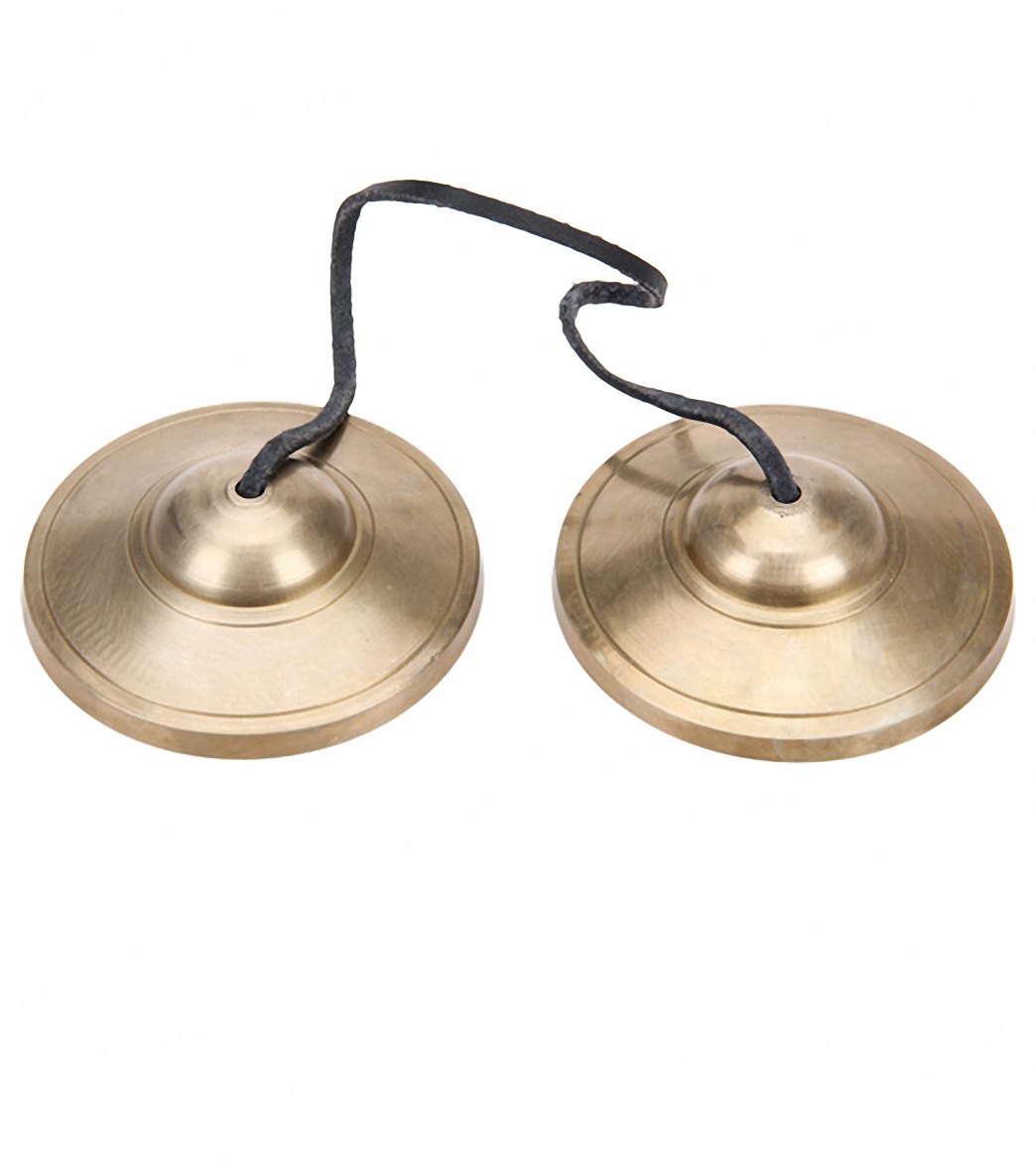 Sacred Space XXL Classic Meditation Tibetan Gong Tingsha Cymbals 3.5"