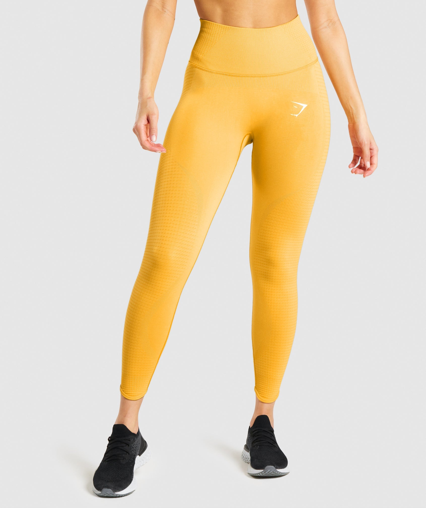 DNU - Gymshark Vital Rise Seamless Leggings - Yellow Marl