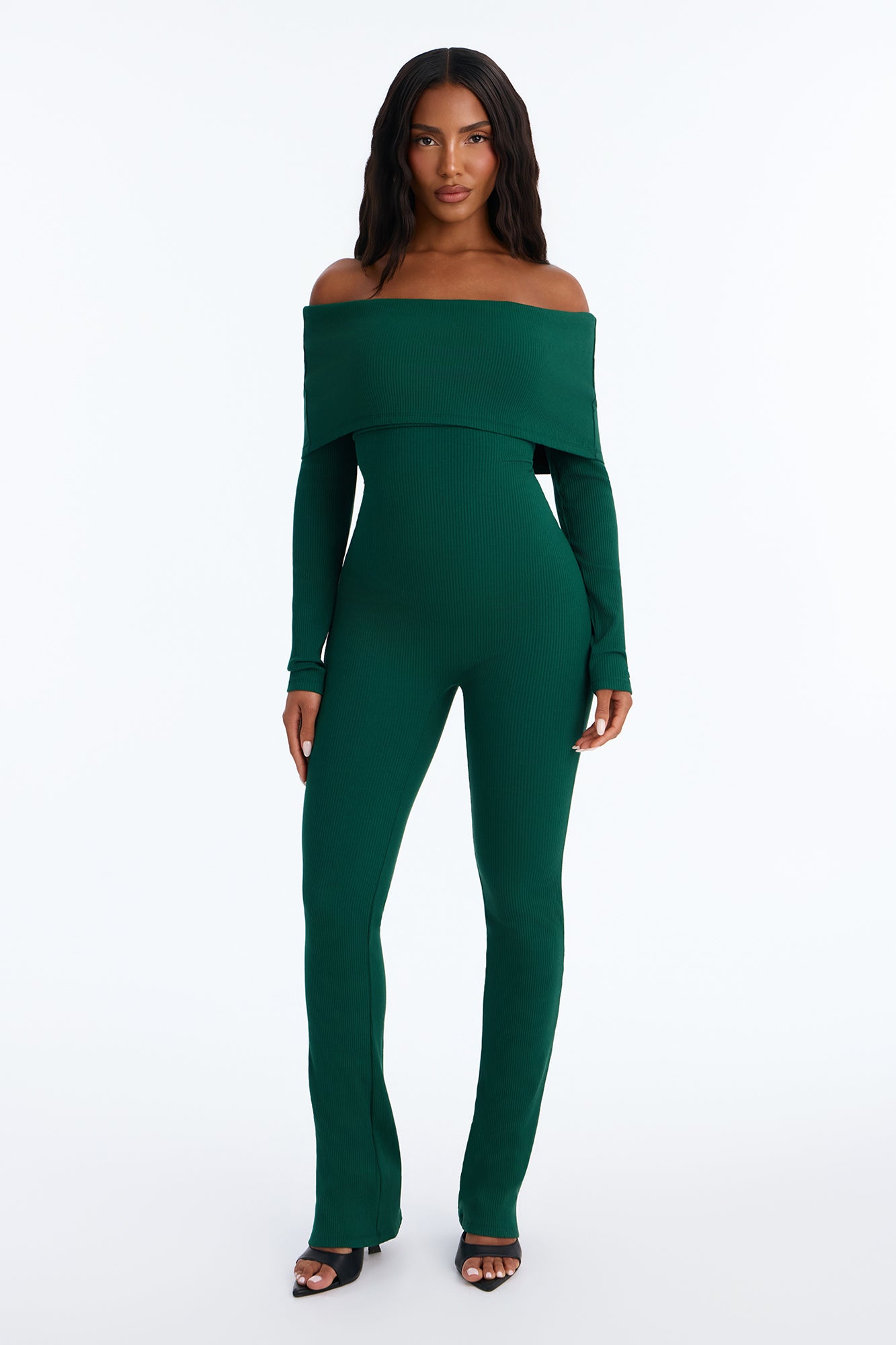 Amara Snatched Jumpsuit - Hunter