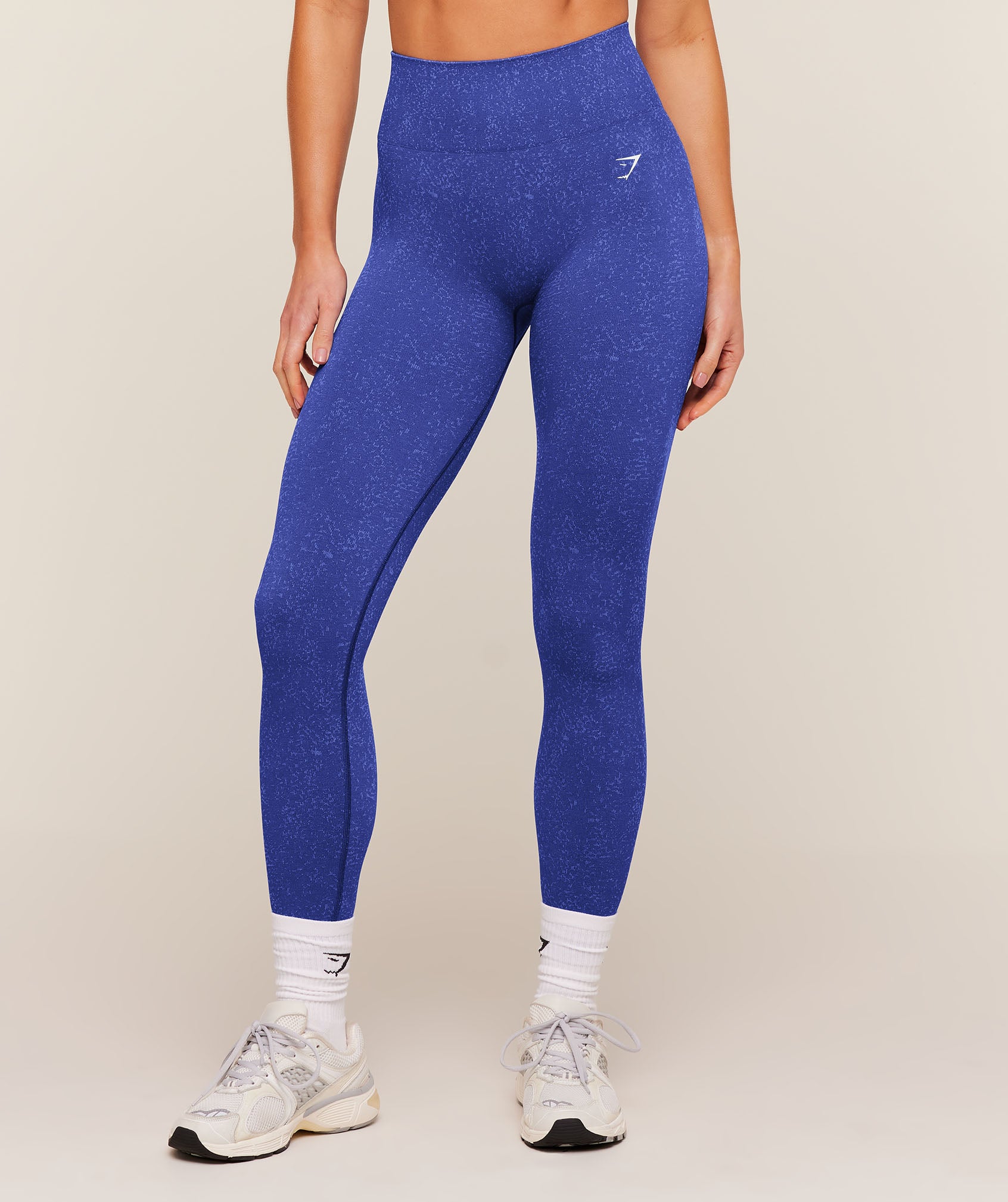 Gymshark Adapt Fleck Seamless Leggings - Force Blue/Steady Purple