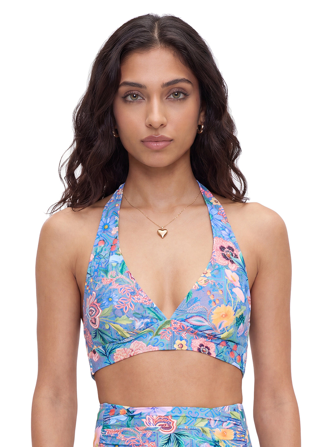 Johnny Was Women's Lilliana Halter Bikini Top