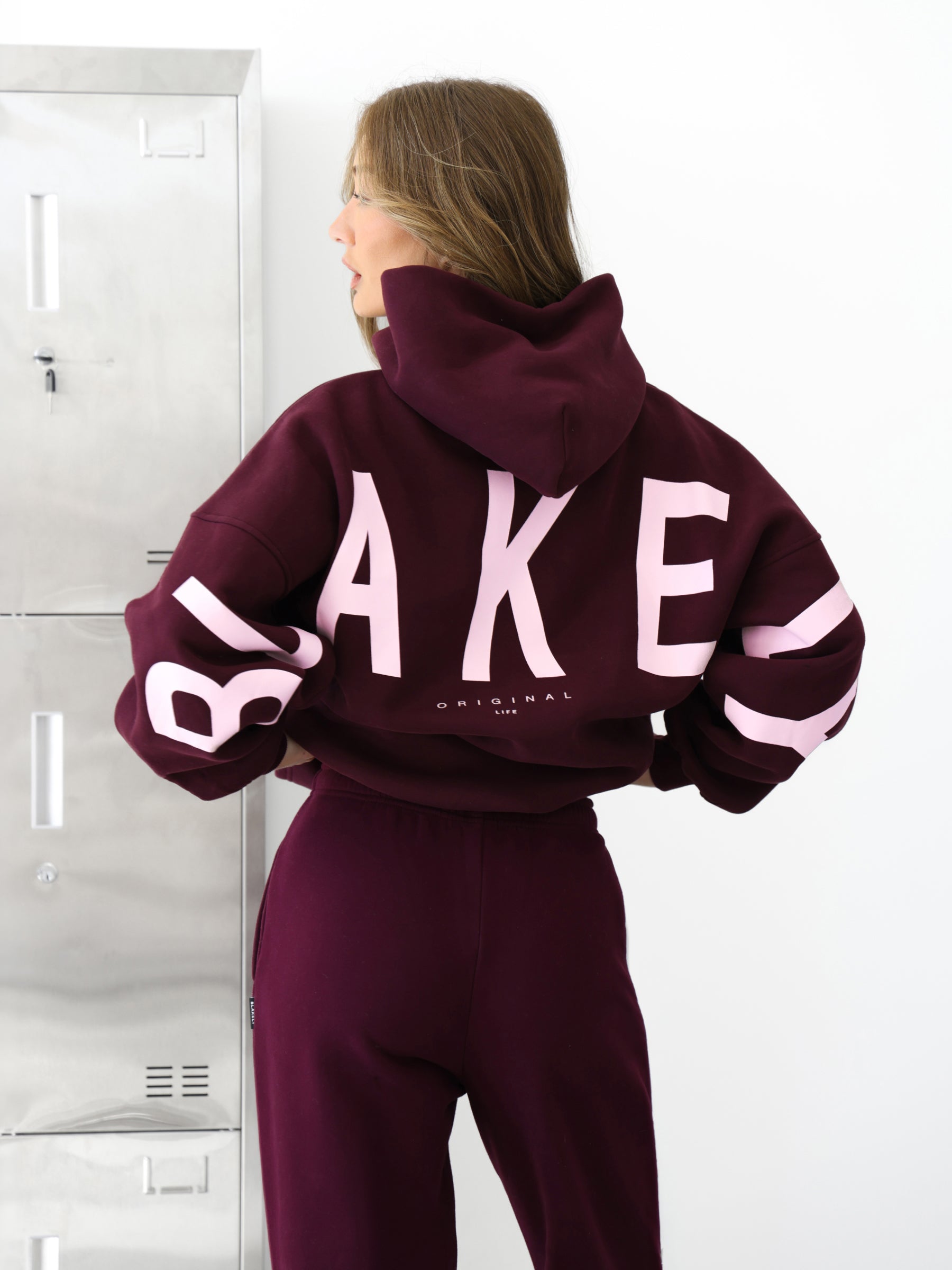 Isabel Oversized Hoodie - Deep Burgundy