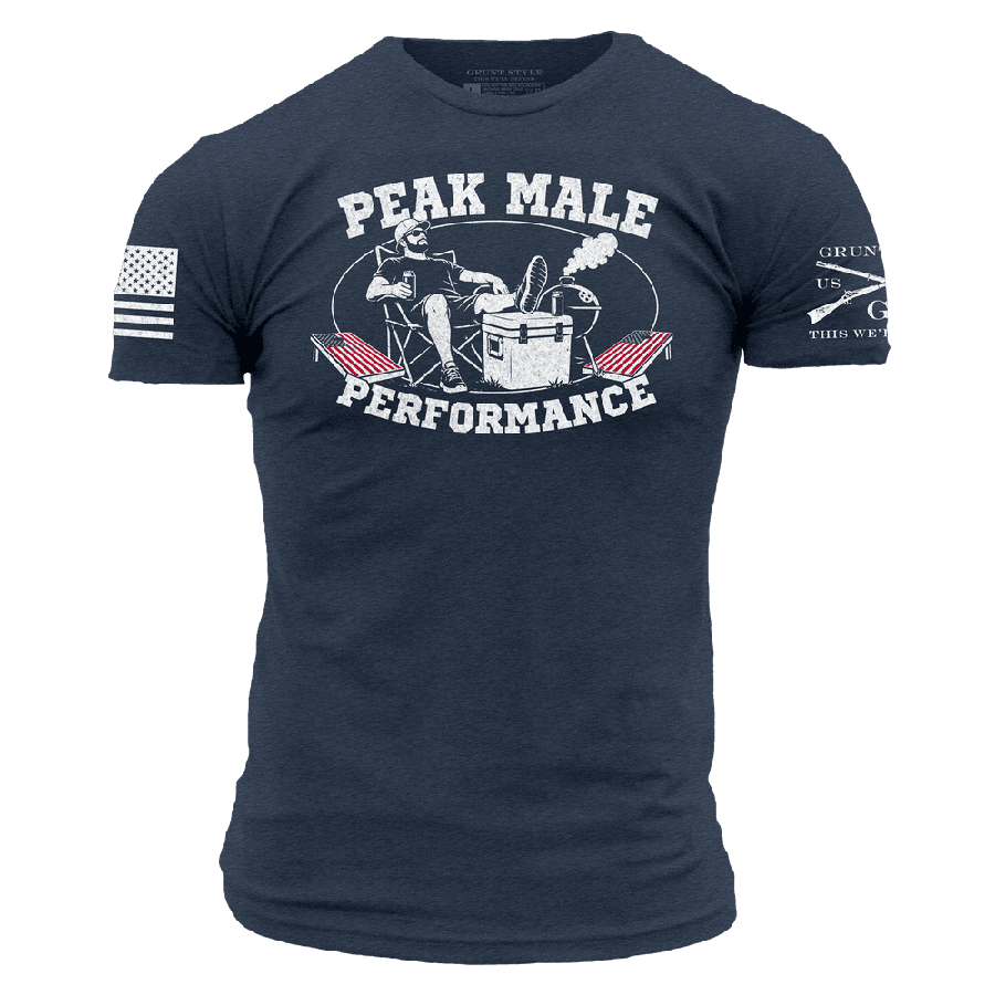 Peak Male Performance T-Shirt - Midnight Navy