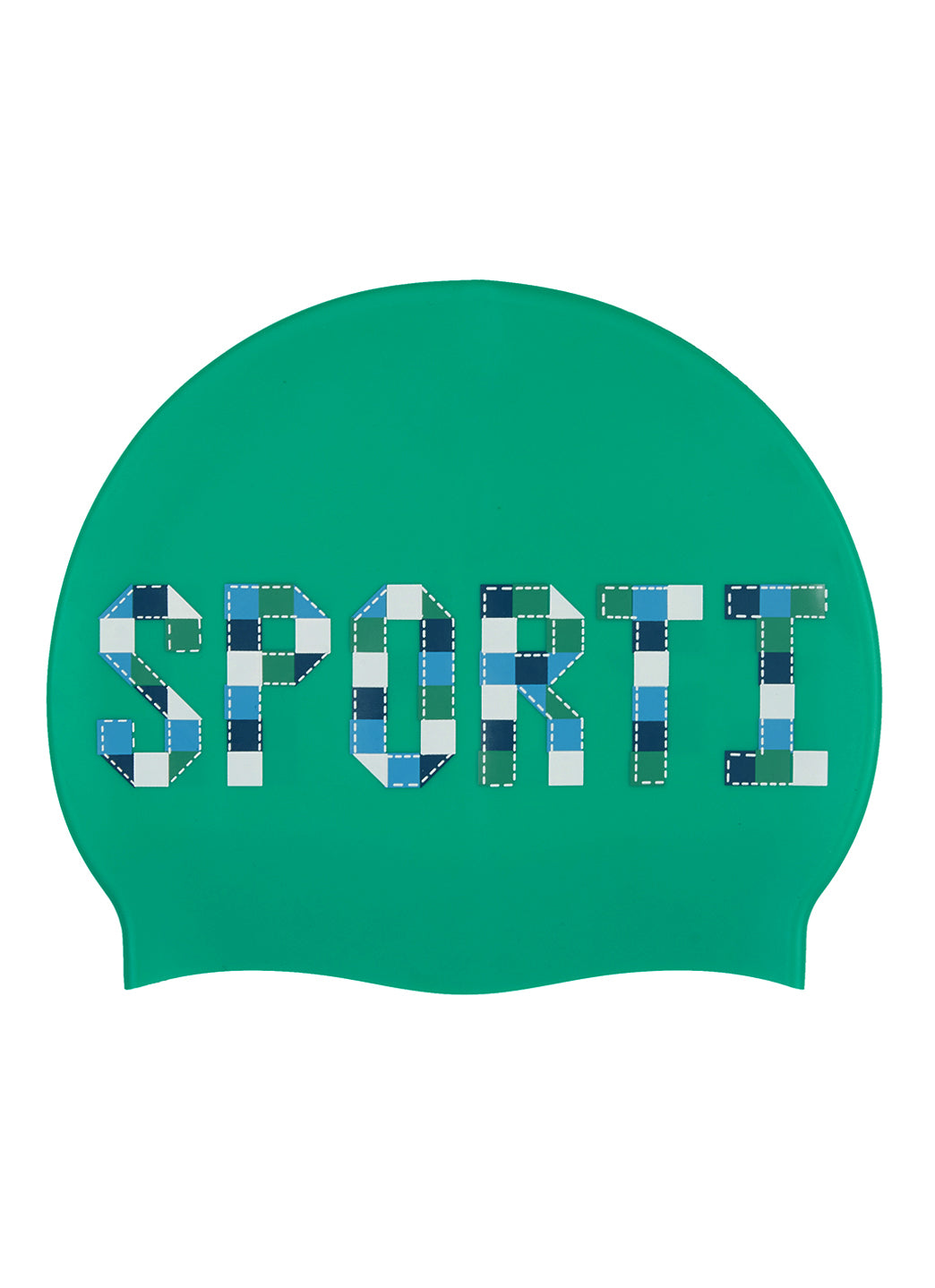 Sporti Folk Story Silicone Swim Cap