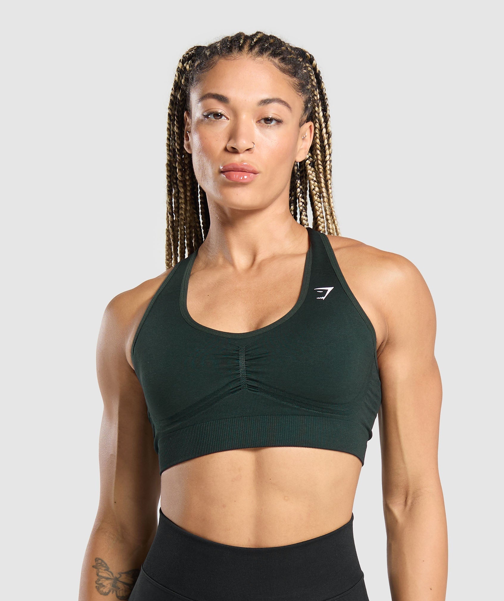 Gymshark Lift Contour Seamless Sports Bra - Butter Yellow
