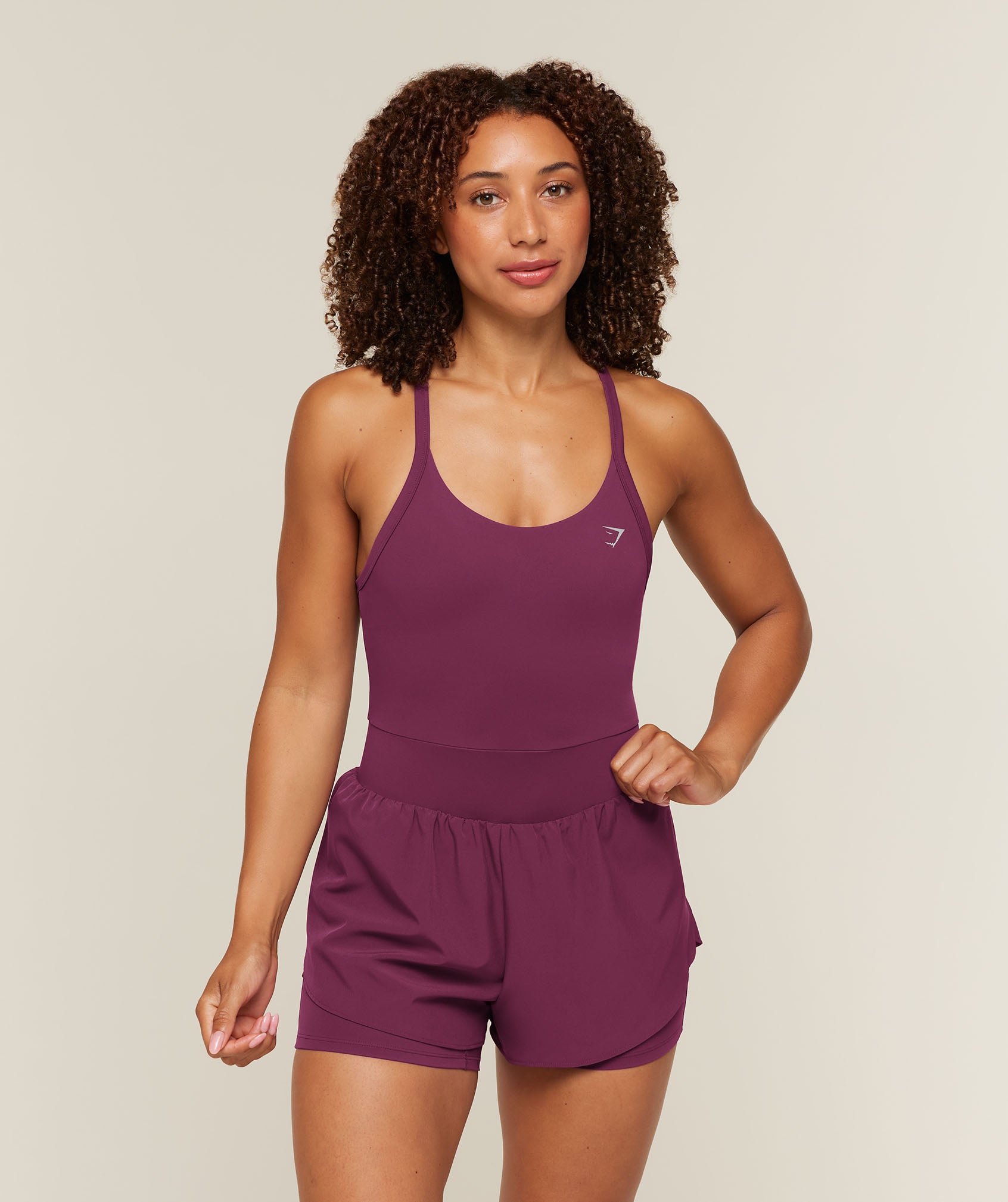 Gymshark Runsie One Piece - Strength Pink