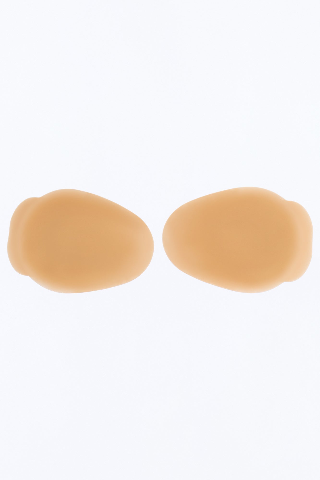 Smooth Nipple Cover Silicone Bra Pasties - Brown