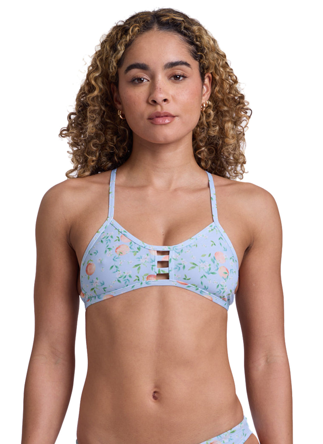 JOLYN Women's Clementine Tomcat Printed Bikini Top