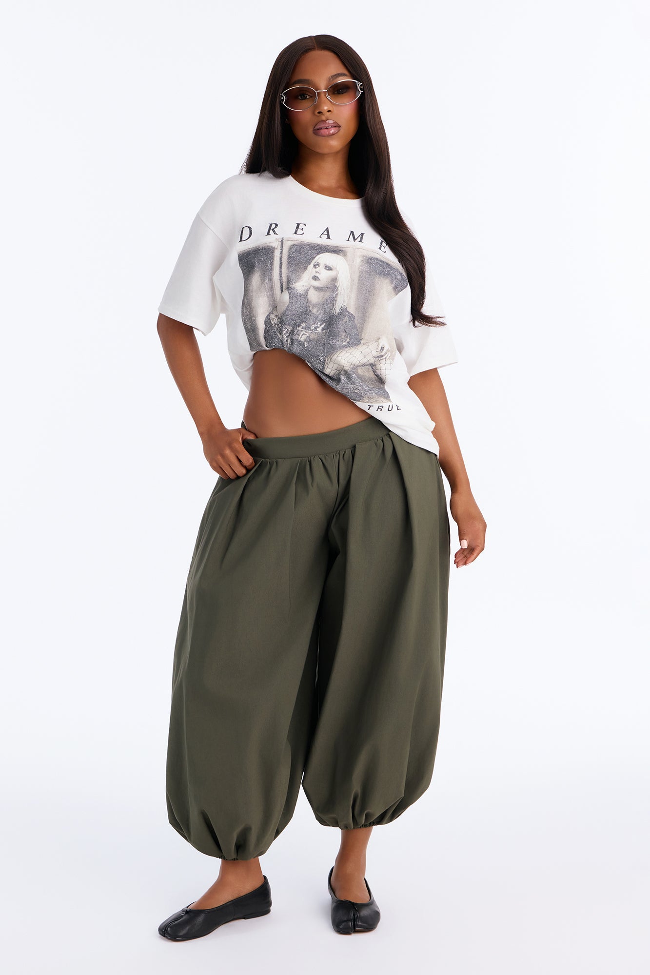 Im A Dreamer Portrait Tee - White