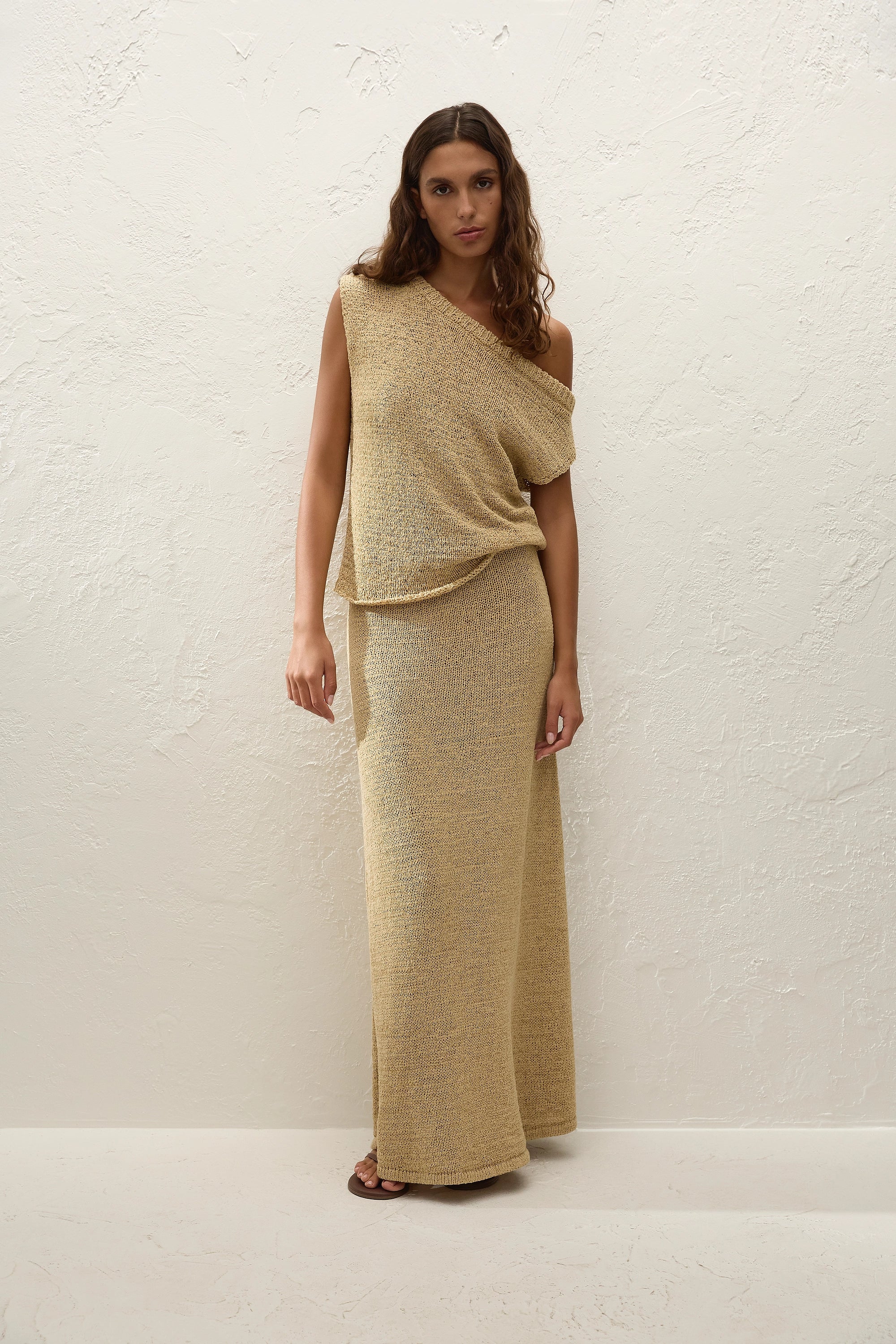 Micah Skirt Wheat - Final Sale