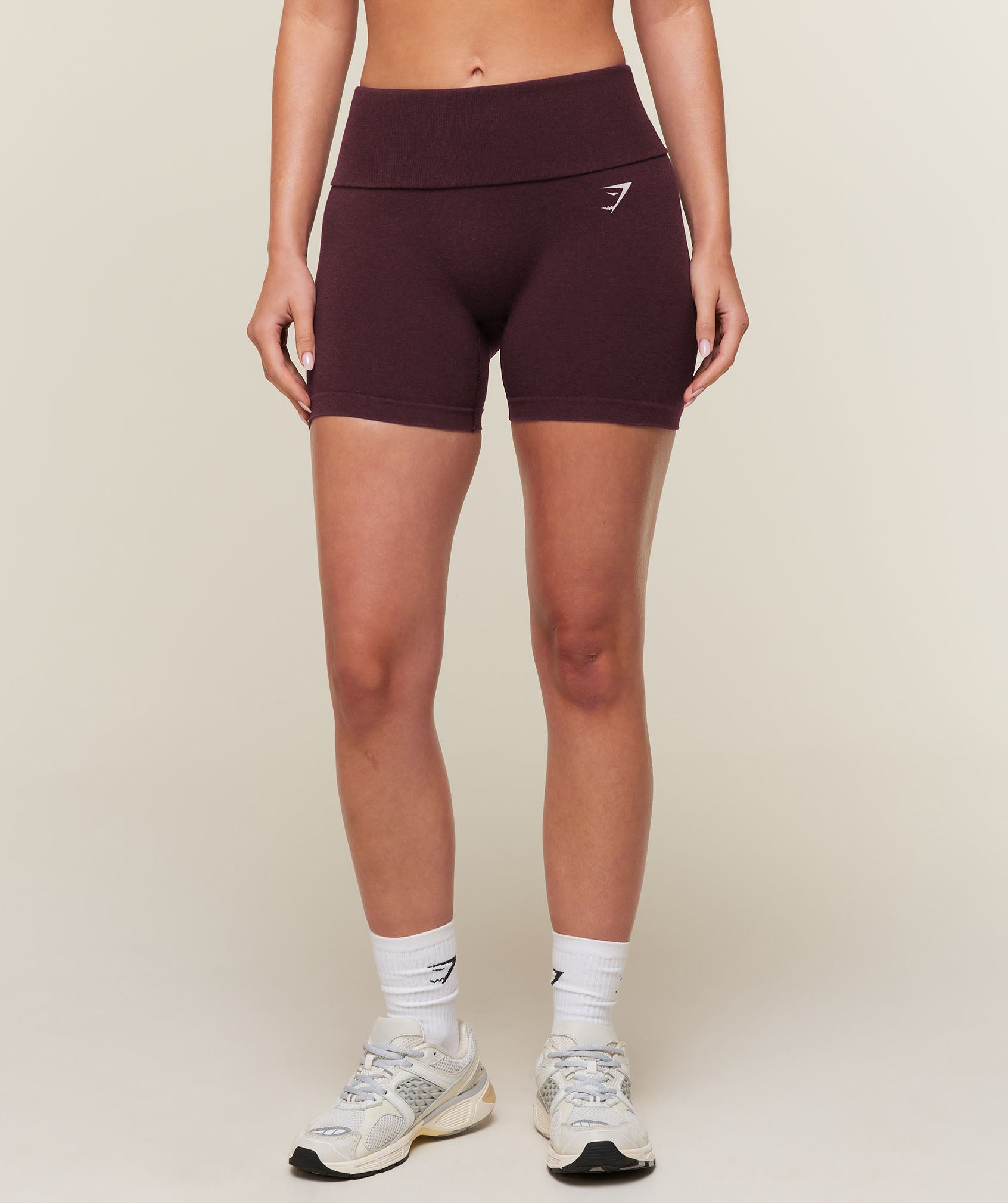 Gymshark CottonMove™ Shorts - Calm Purple Marl