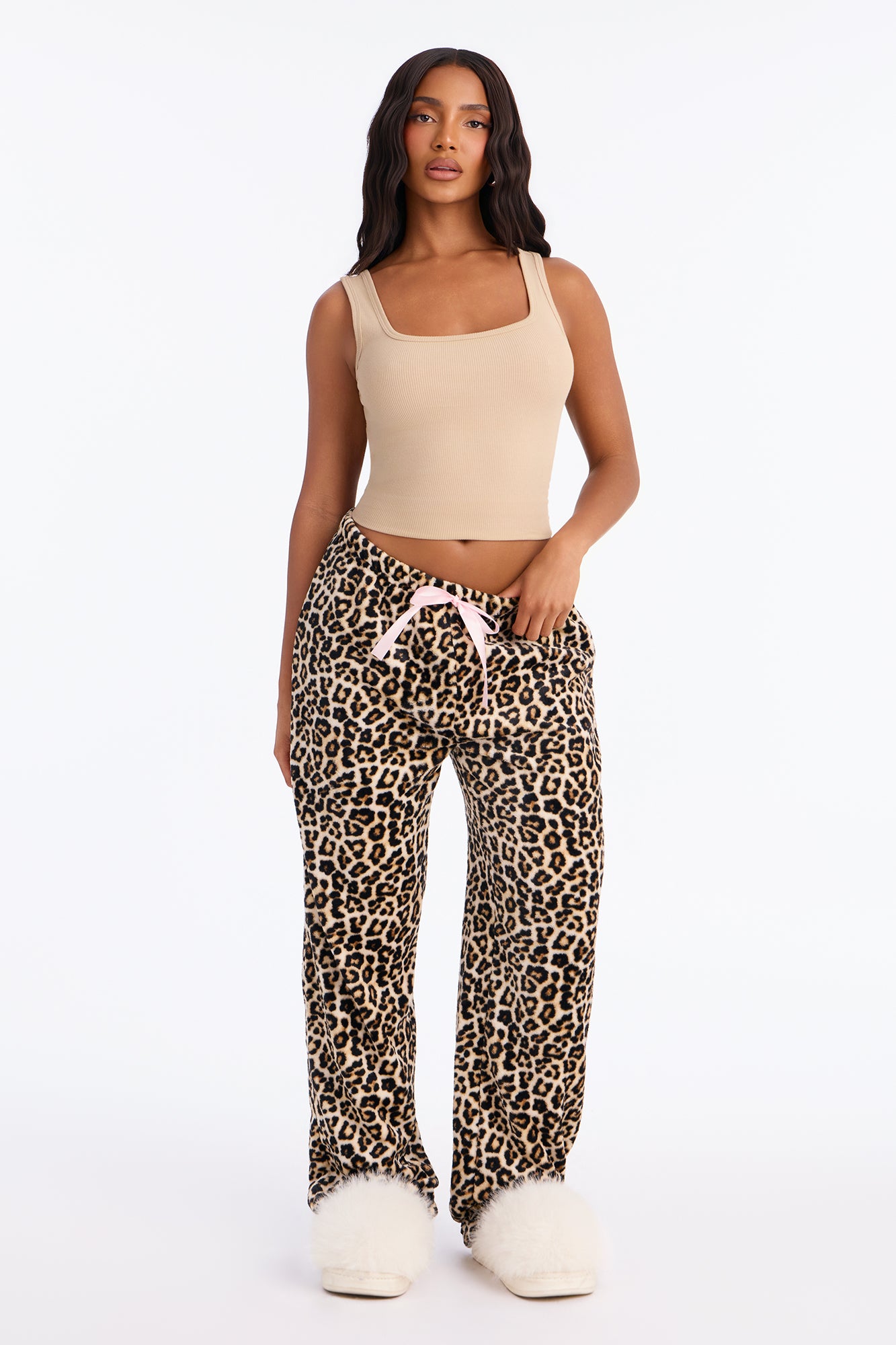 Asleep Under The Stars PJ Pants - Leopard