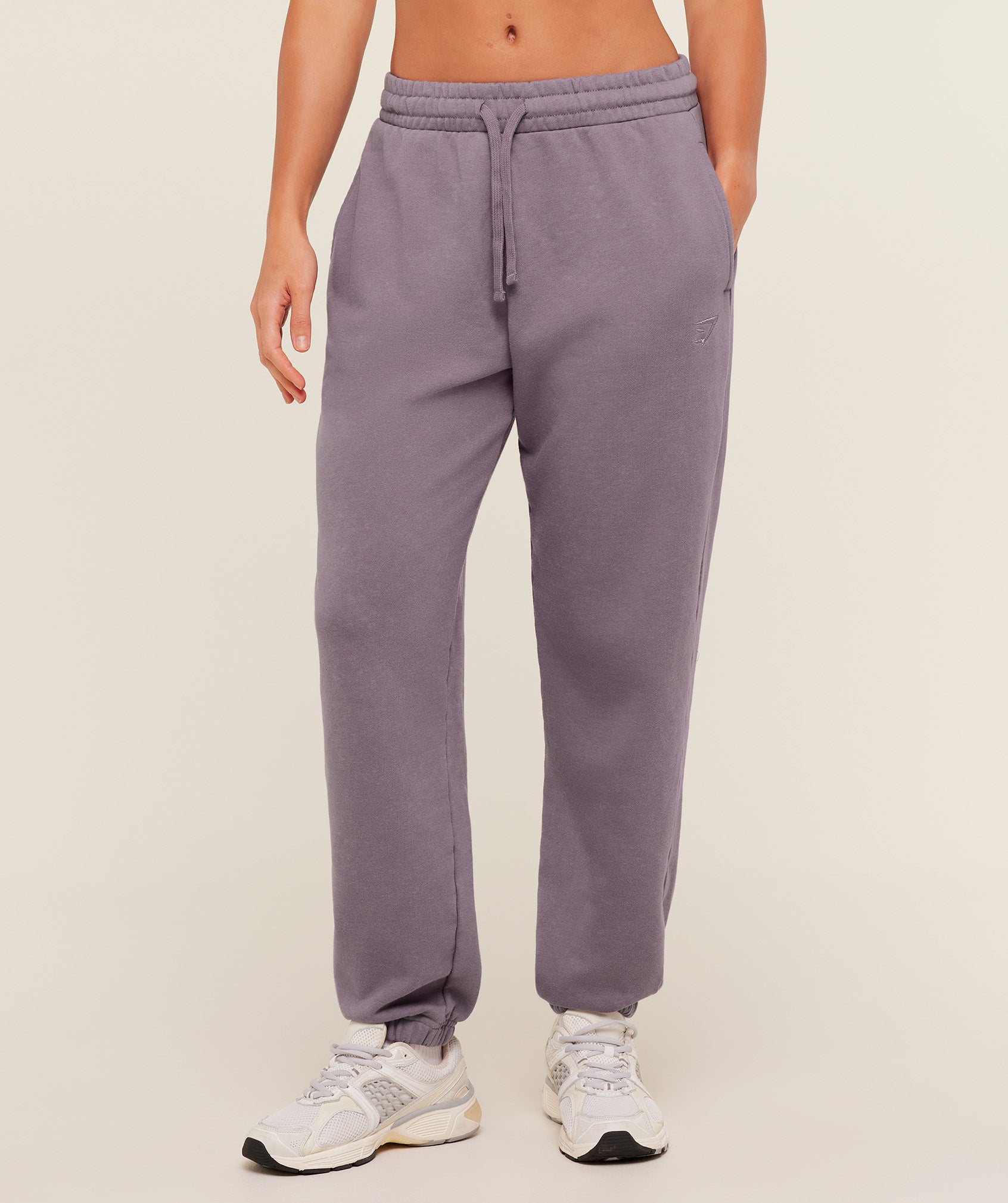 Gymshark Power Washed Cuff Joggers - Dusk Purple/Wash