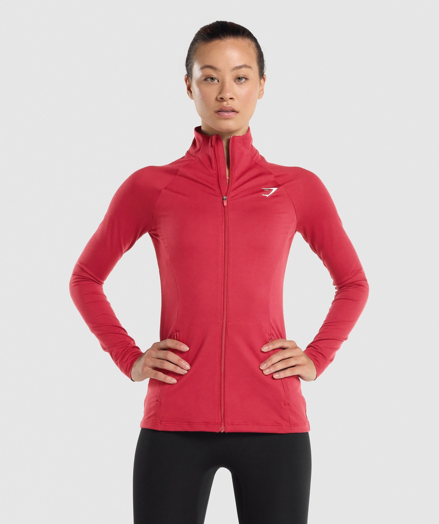 Gymshark Training Zip Up - Red