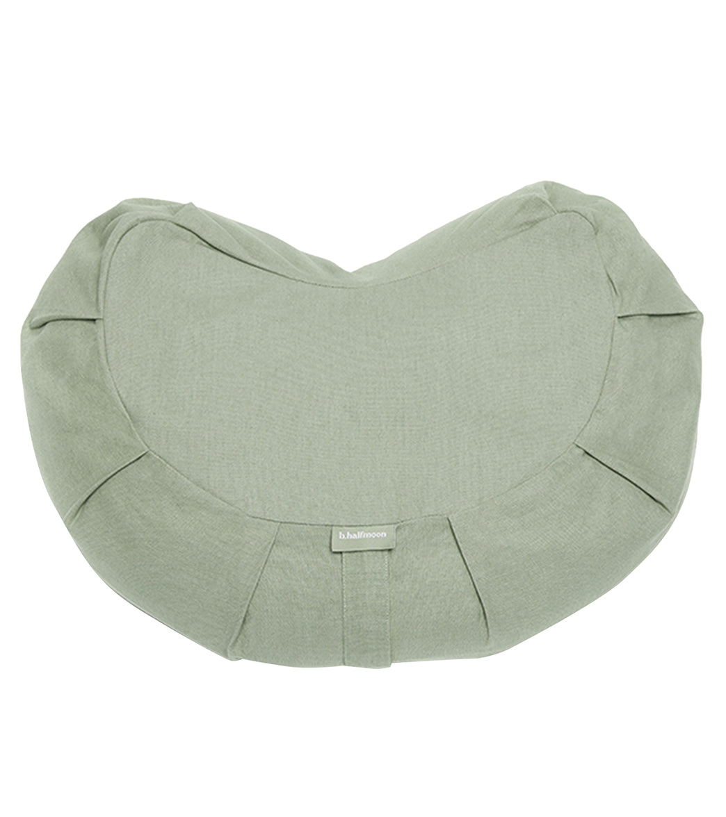 B, Halfmoon Essential Cotton Halfmoon Meditation Cushion