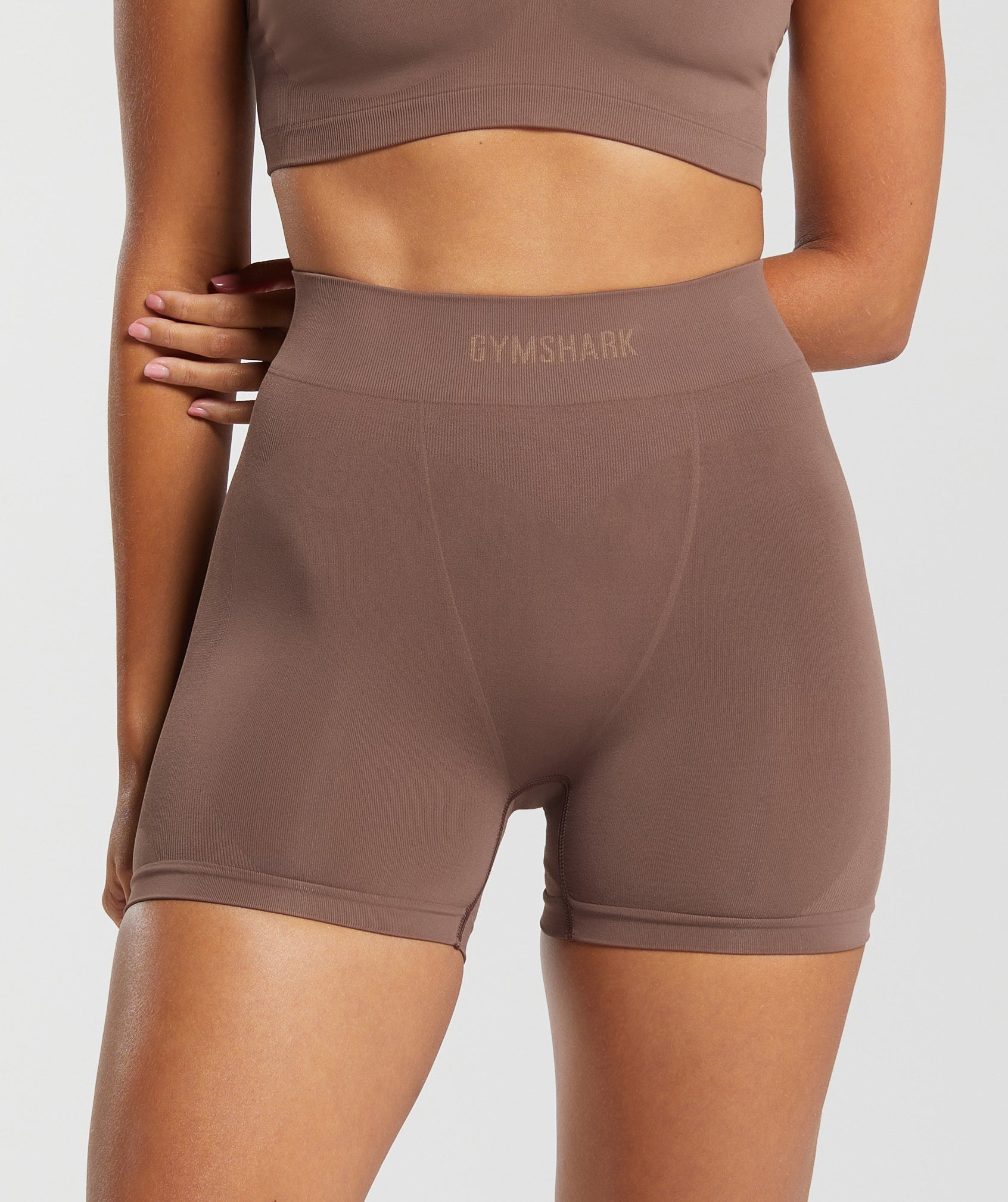 Gymshark Seamless Boxer - Soft Brown