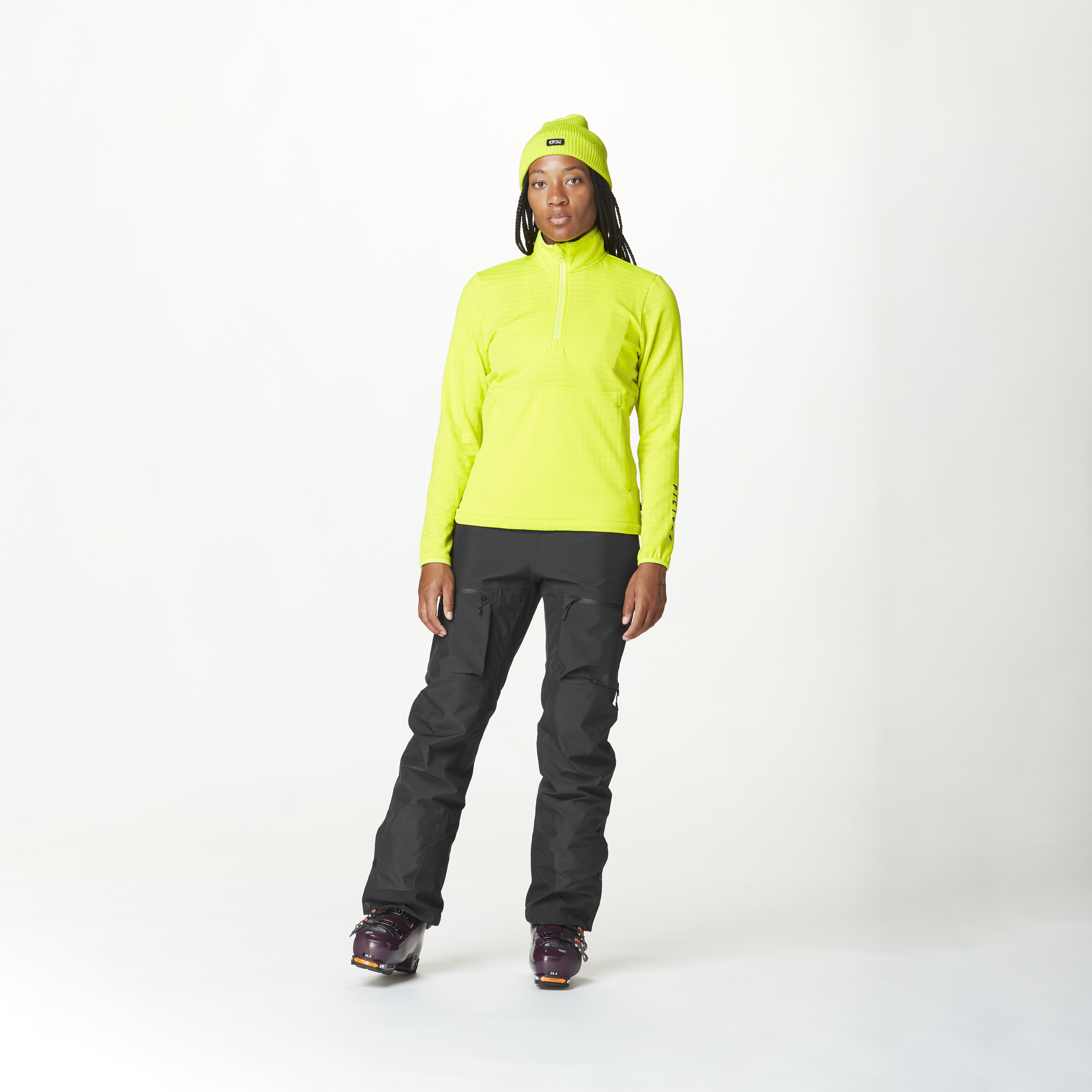 Polaire femme BAKE 1/4 GRID FLEECE