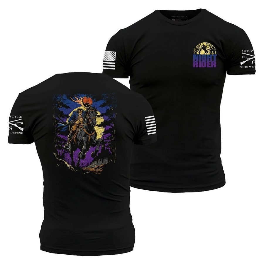 Night Rider T-Shirt - Black