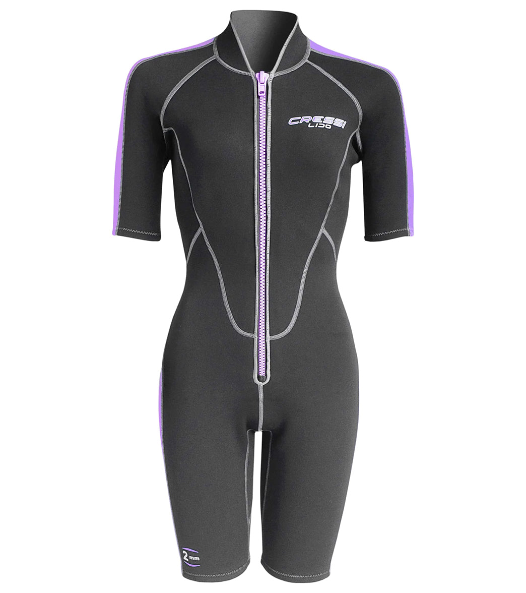 Cressi Women's 2mm Lido Short Sleeve Springsuit Wetsuit