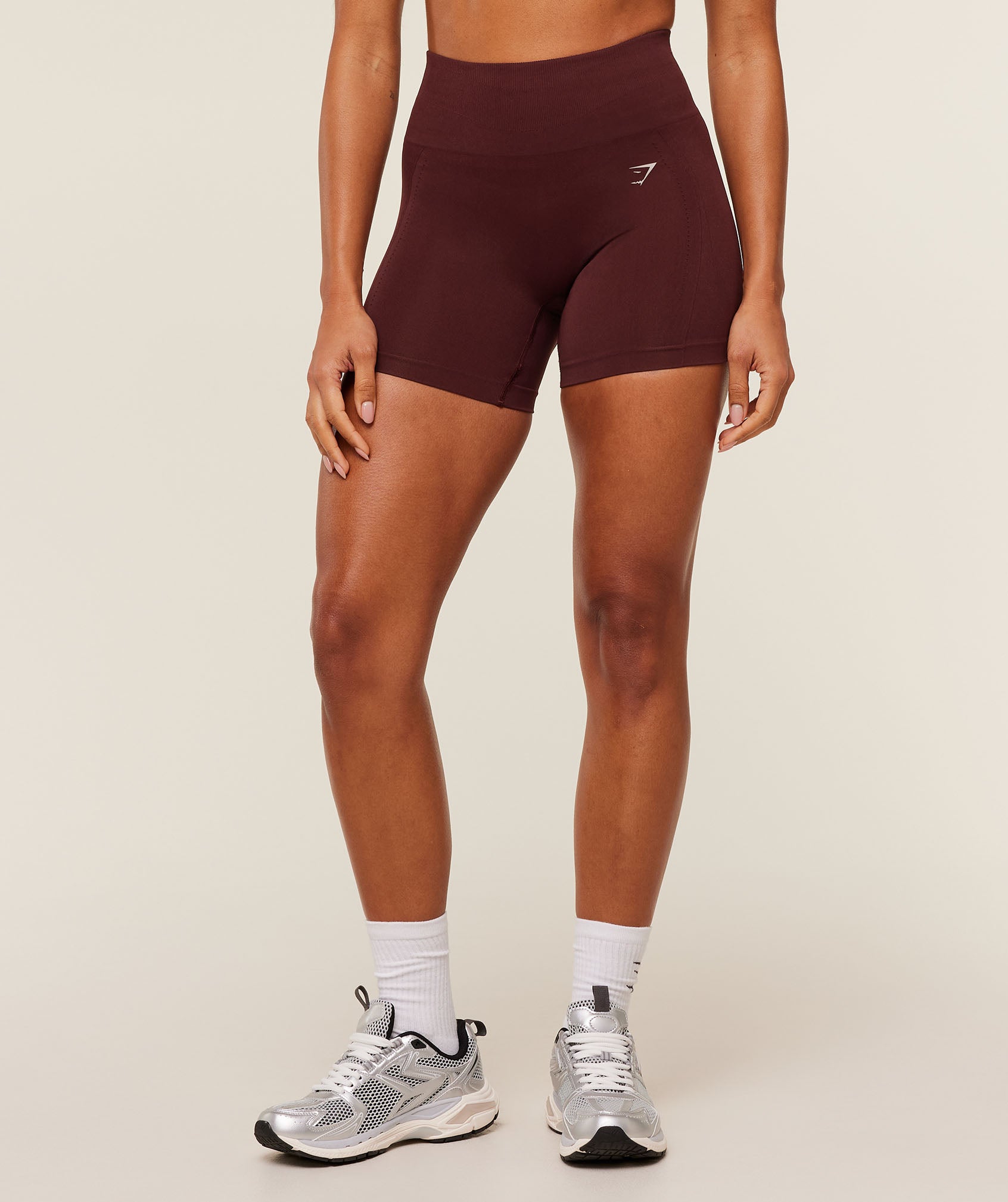 Gymshark Energised Seamless Shorts - Rich Maroon