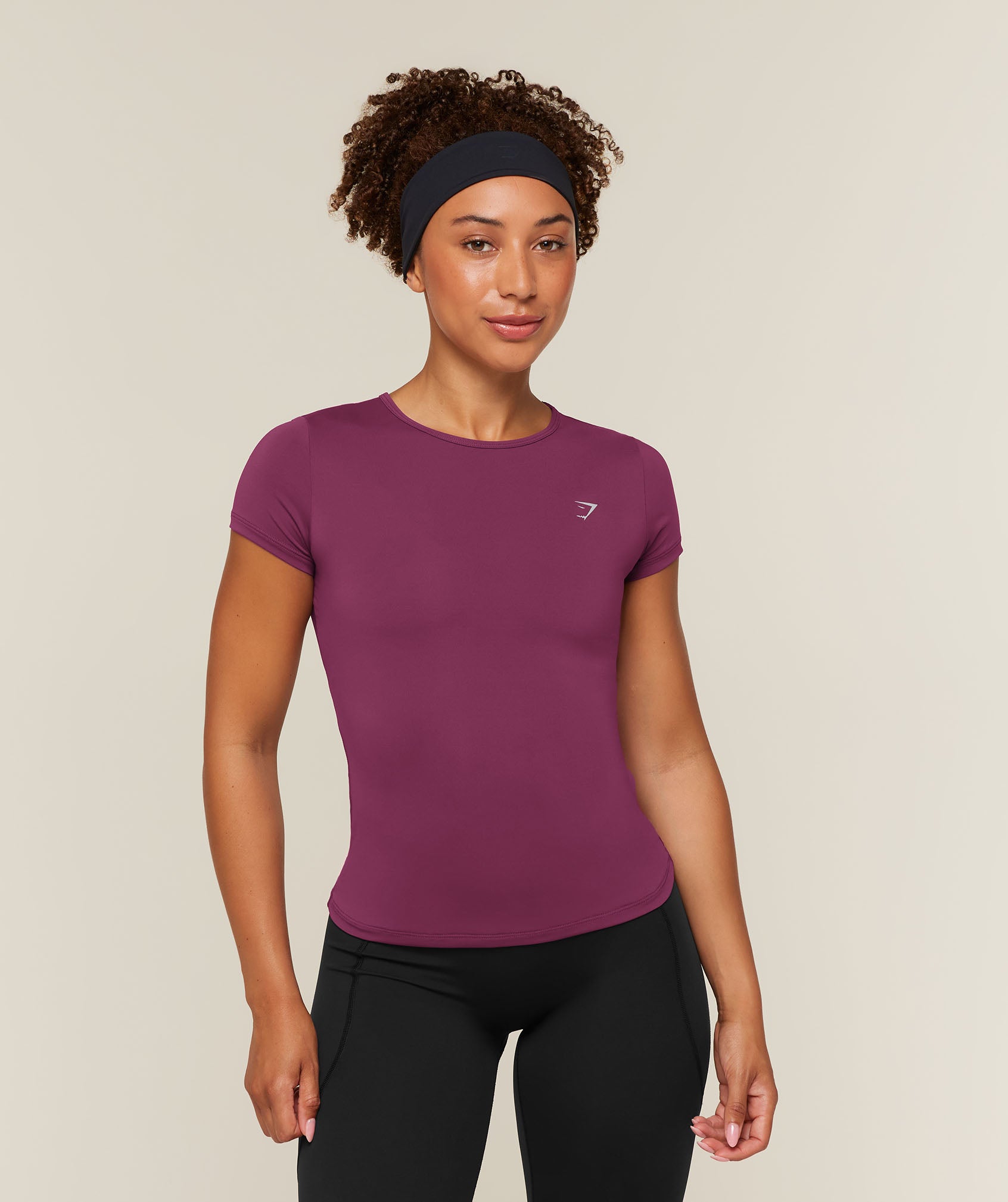 Gymshark Running Back Vent T-Shirt - Strength Pink