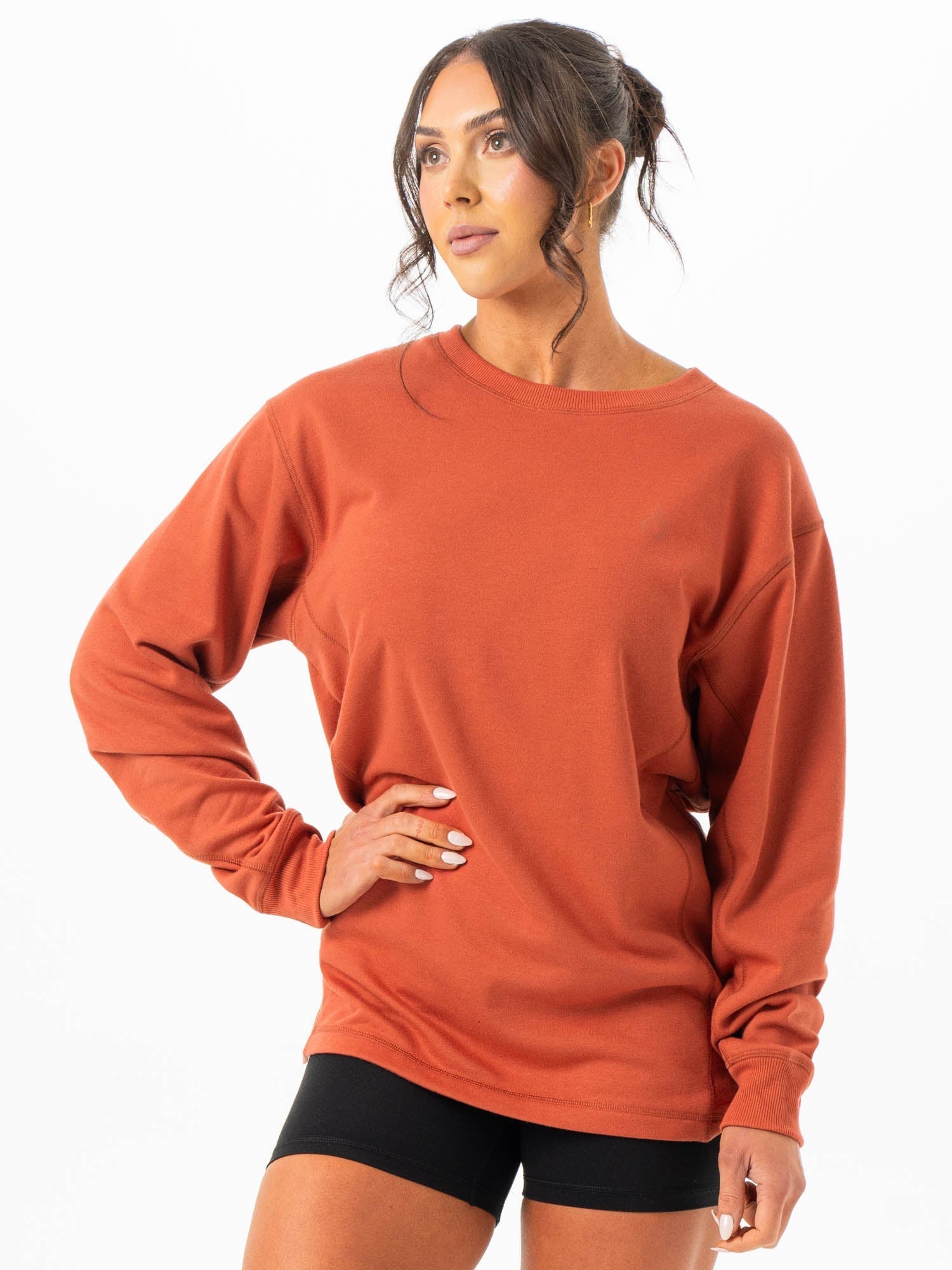Force Crew Neck - Terracotta