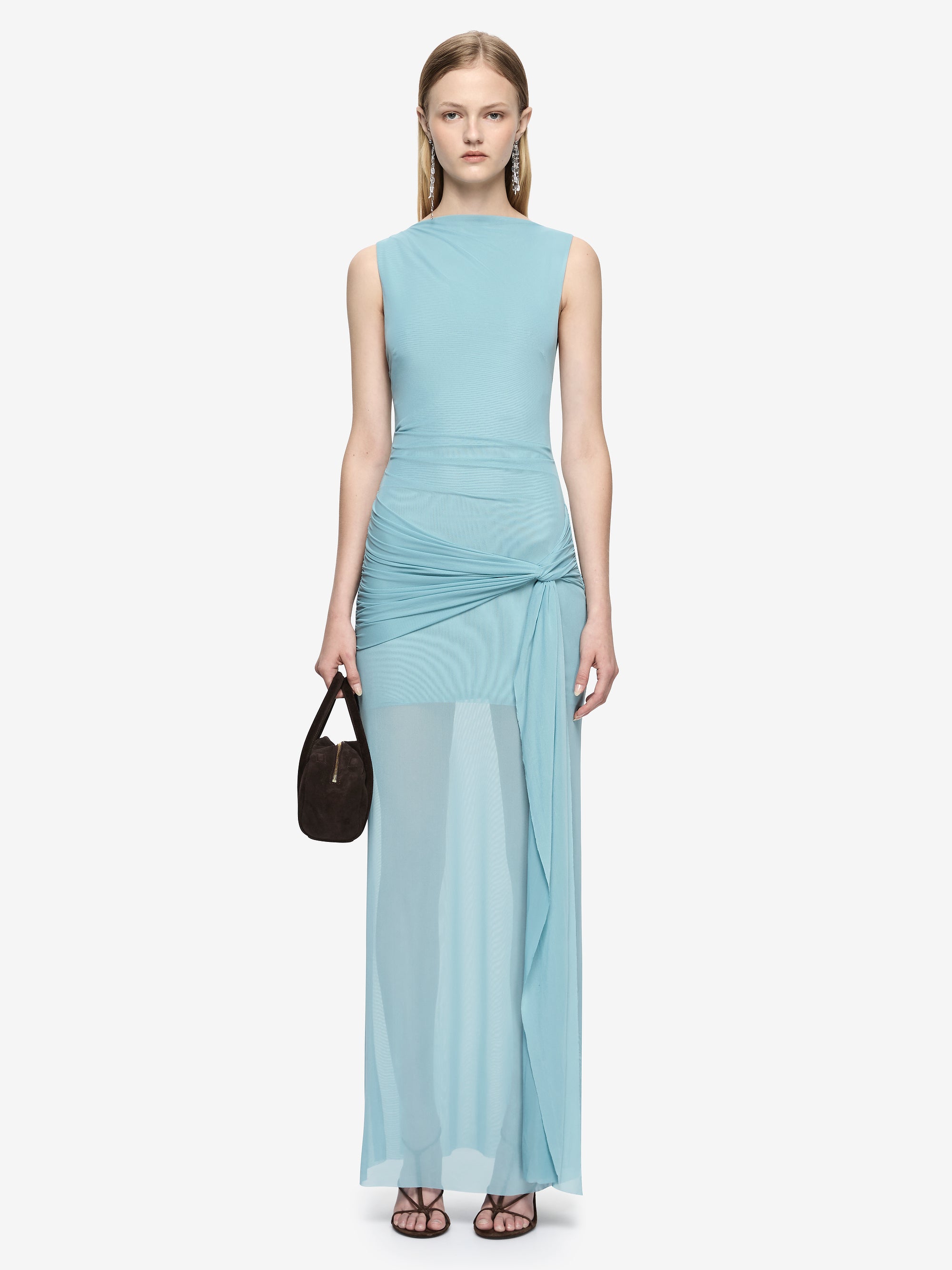 ANYA MAXI DRESS - BERMUDA BLUE